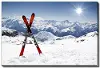 Pair Of Cross Skis Wall Art