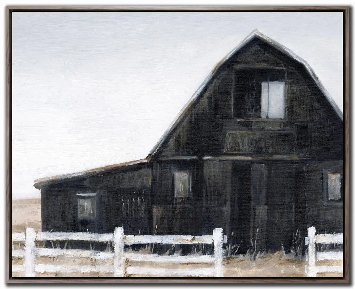 Black Barn II Wall Art-1