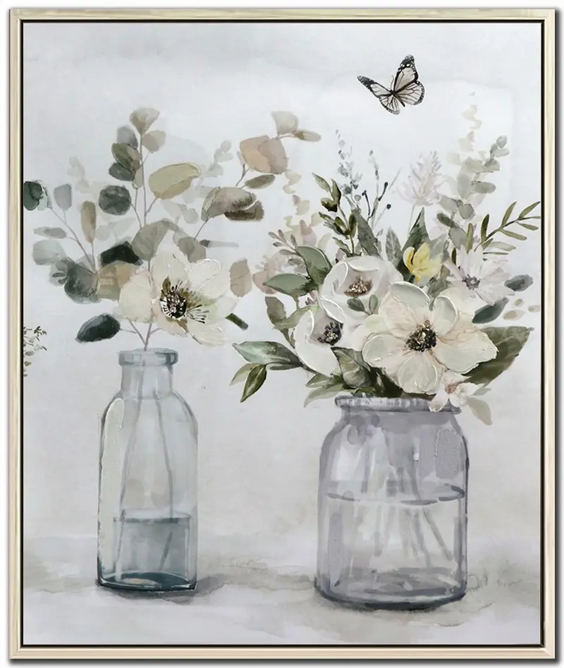 Blossoms in Vessels II Wall Art