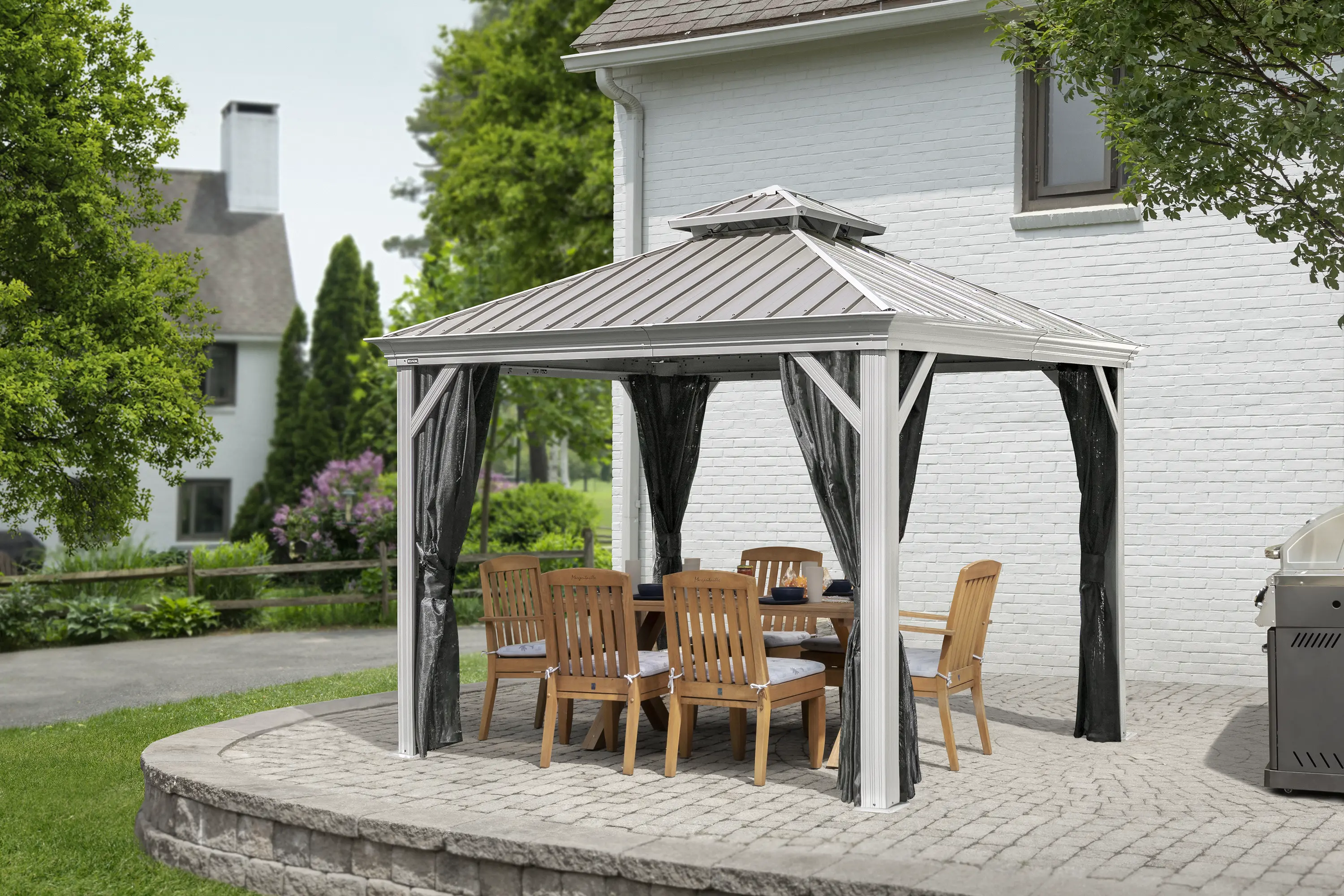 Sojag Monaco 10' Taupe Gazebo-2