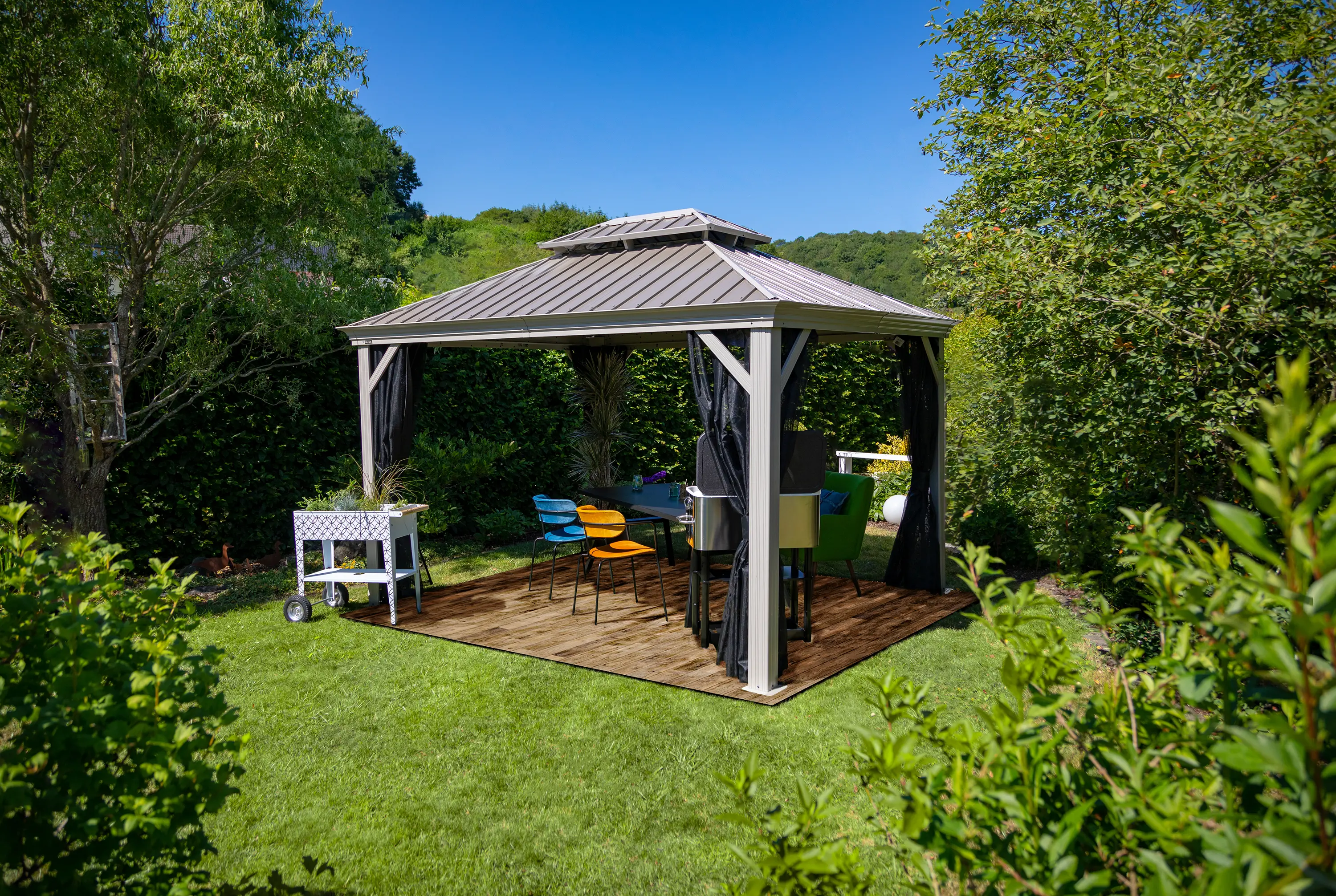 Sojag Monaco 12' Taupe Gazebo-2