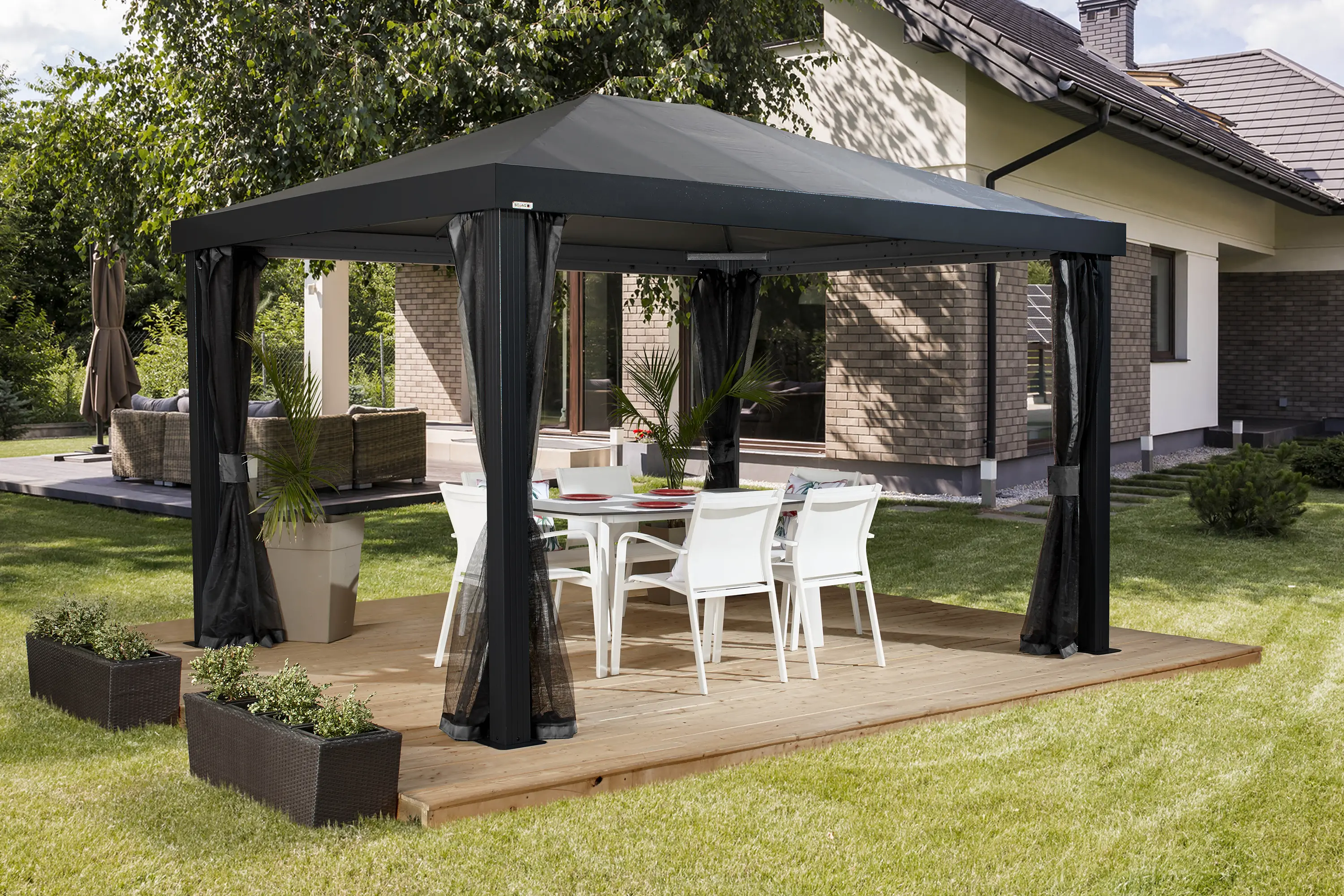 Sojag Monteserra 10 x 12 Black Gazebo-2