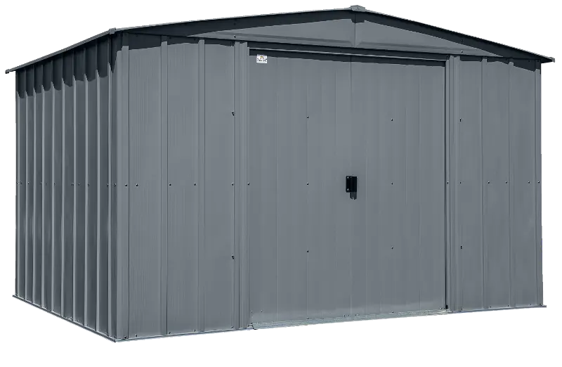 Arrow Classic 10 x 8 Charcoal Steel Storage Shed