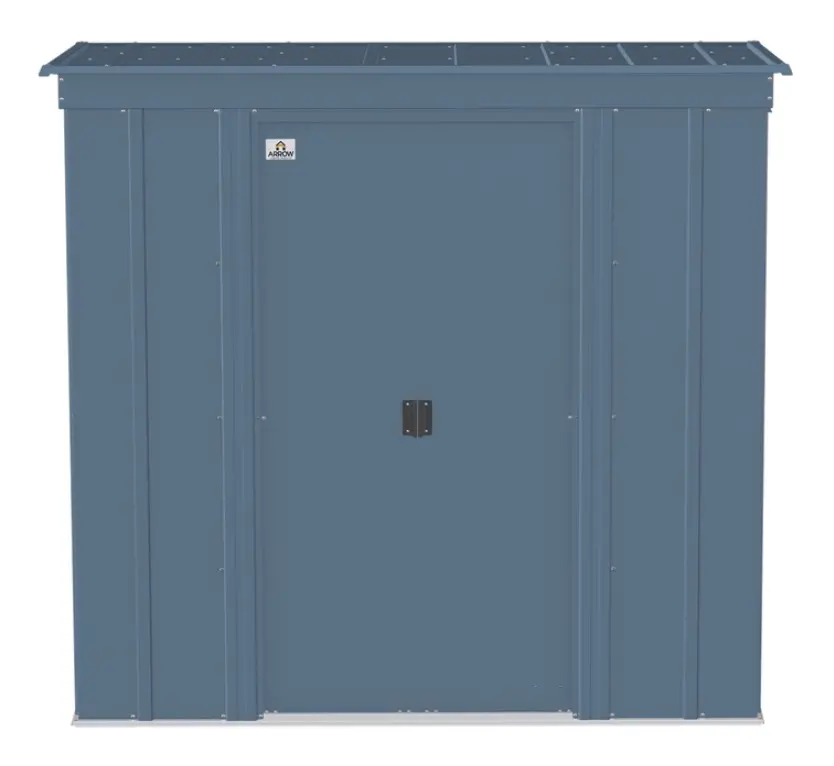 Arrow Classic 6 x 4 Blue Gray Steel Storage Shed-3