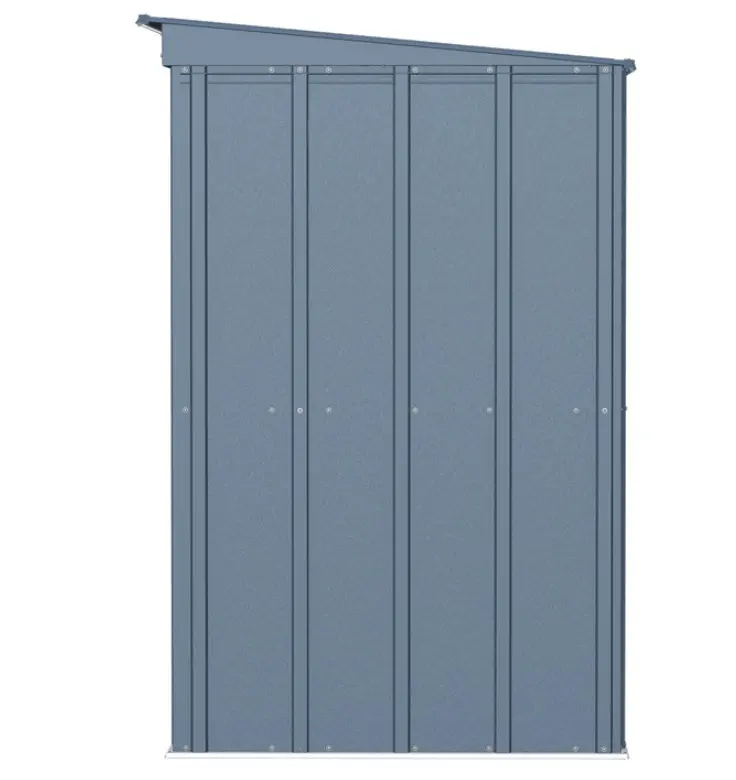 Arrow Classic 6 x 4 Blue Gray Steel Storage Shed-4