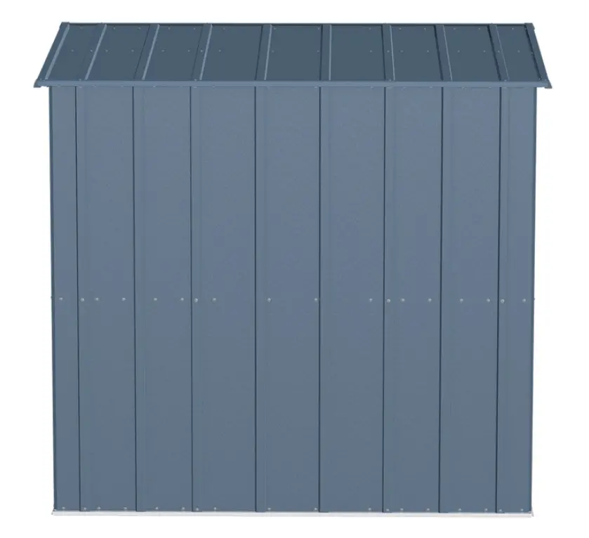 Arrow Classic 6 x 4 Blue Gray Steel Storage Shed-5
