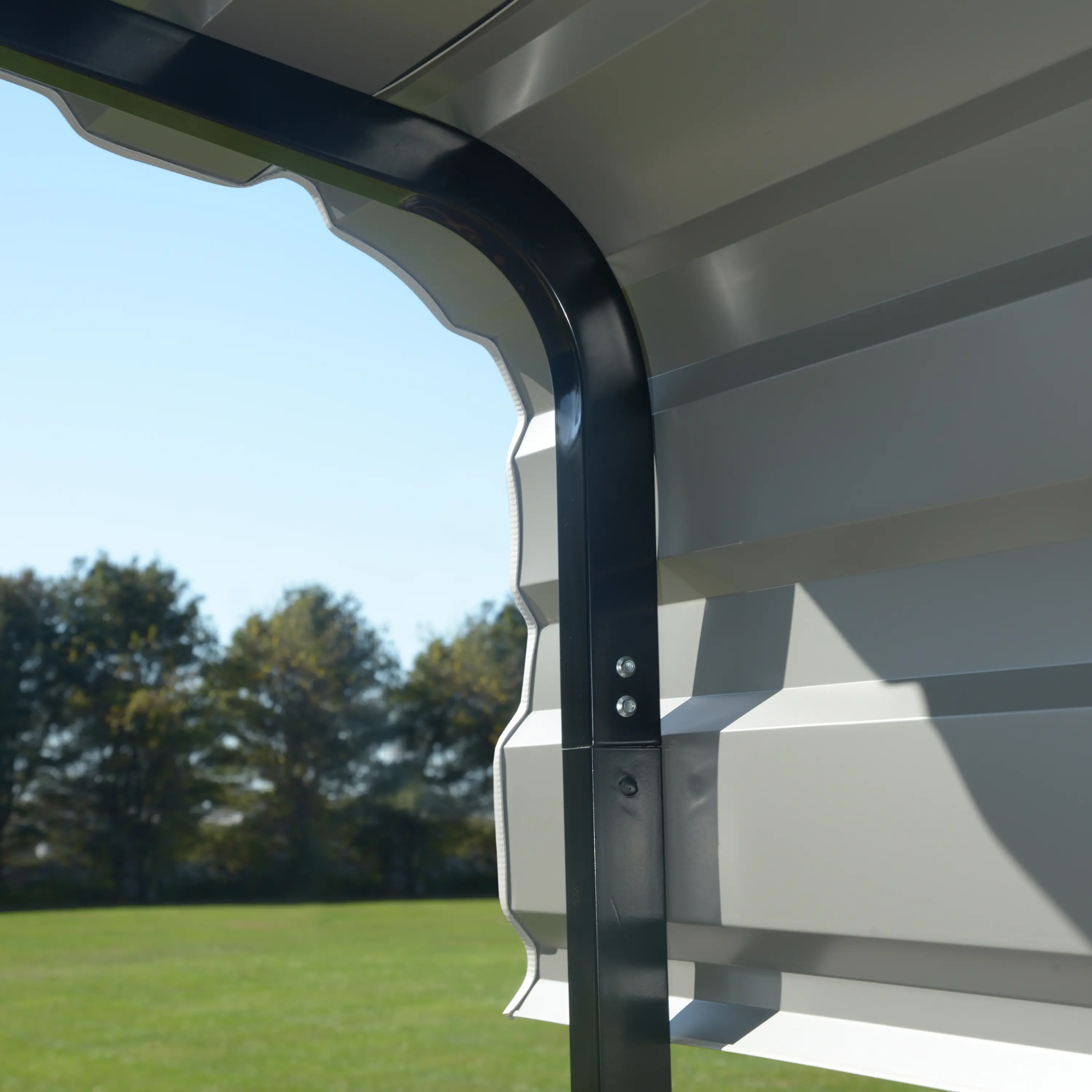 Arrow 12 x 20 Eggshell Carport-6