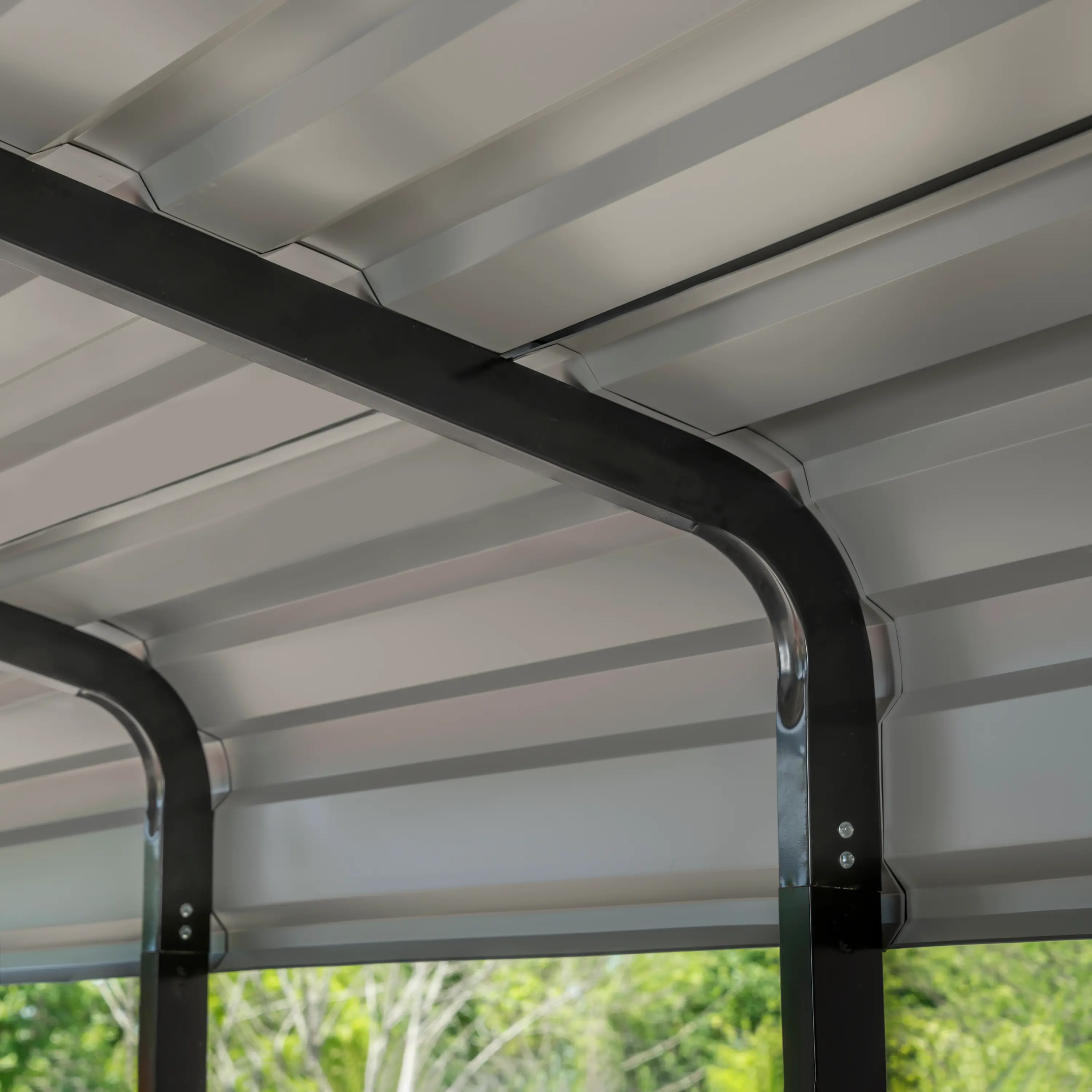 Arrow 12 x 20 Eggshell Carport-7