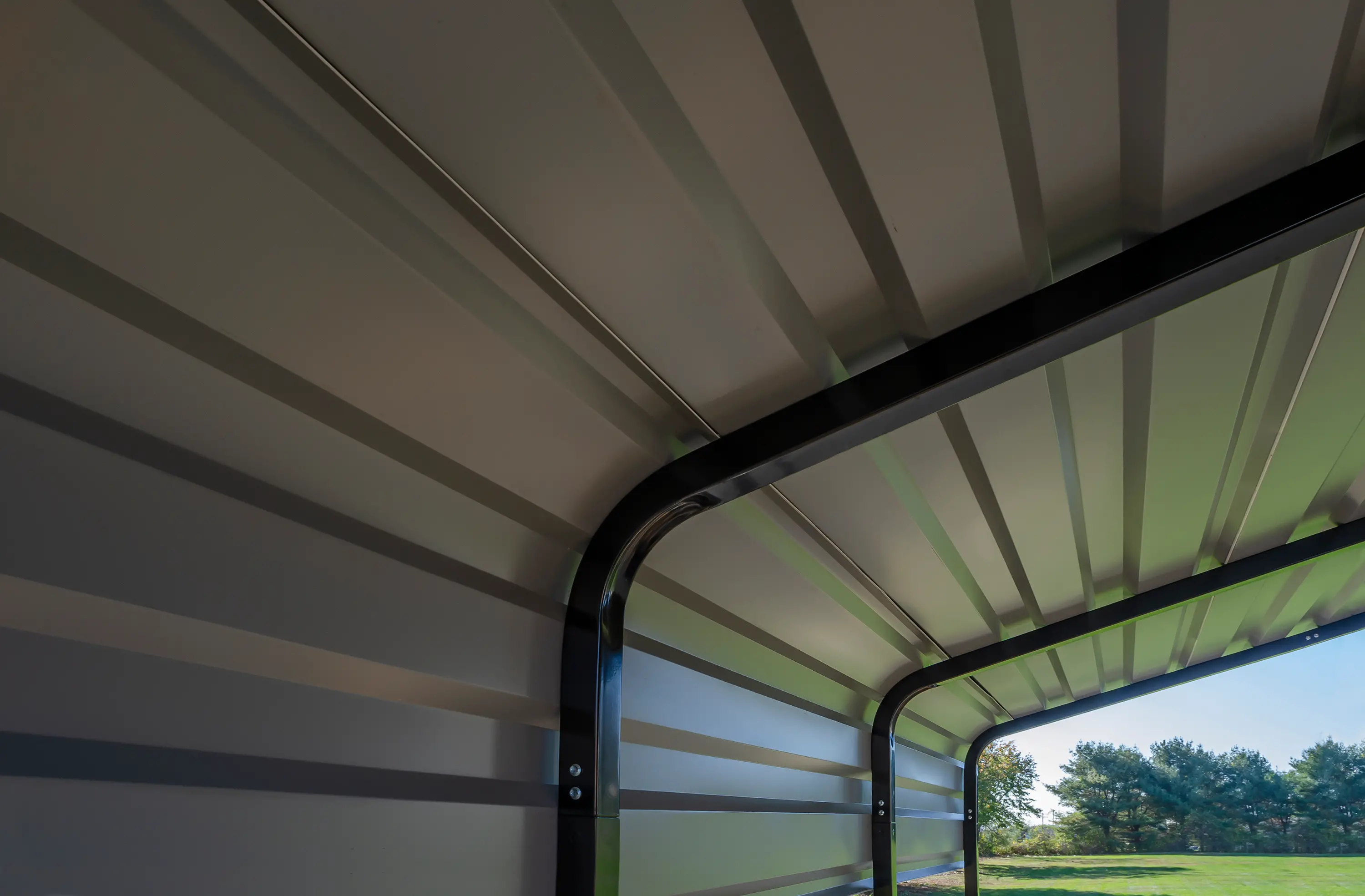 Arrow 12 x 24 Charcoal Carport-5