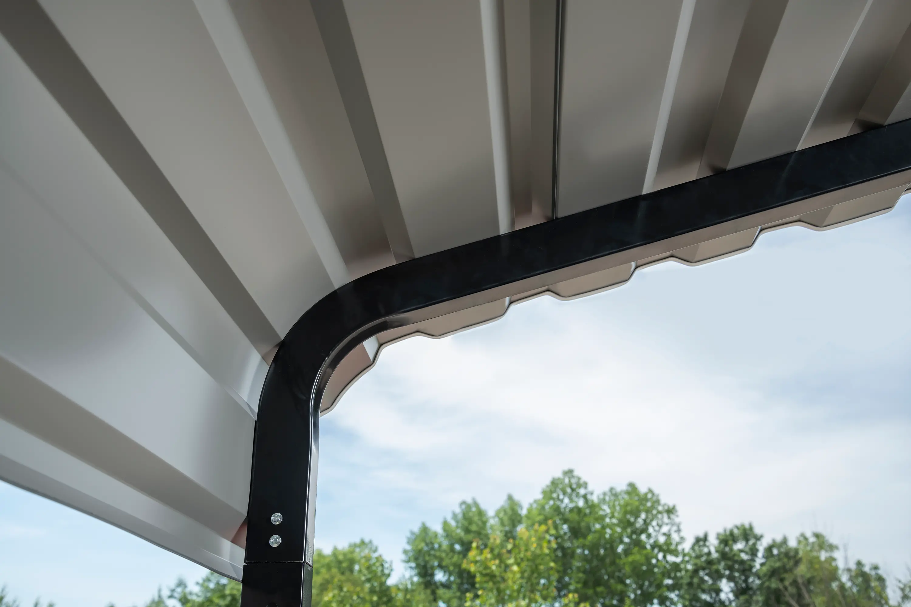 Arrow 12 x 24 Charcoal Carport-6