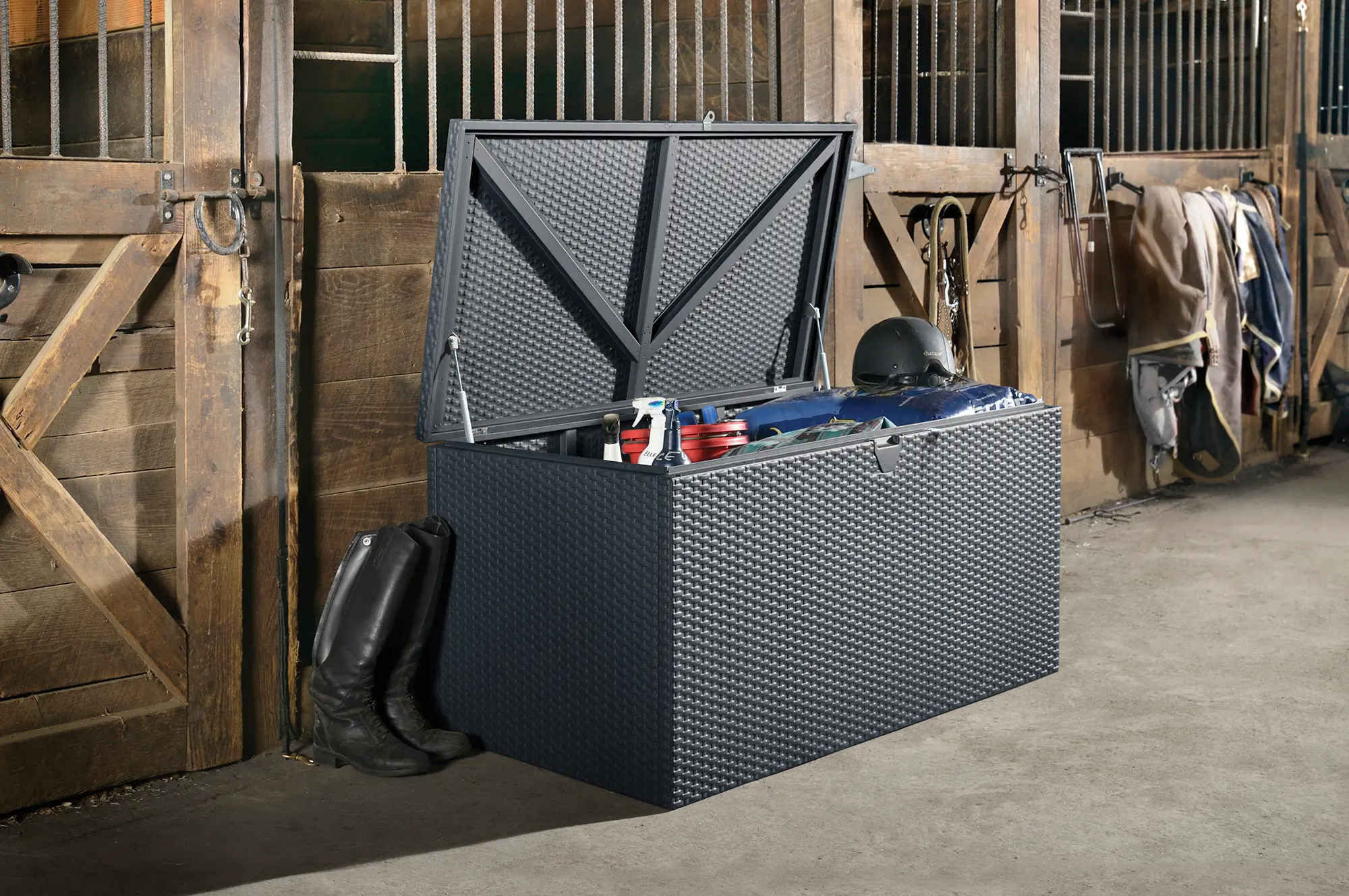 Arrow Spacemaker Anthracite Deck Box-2