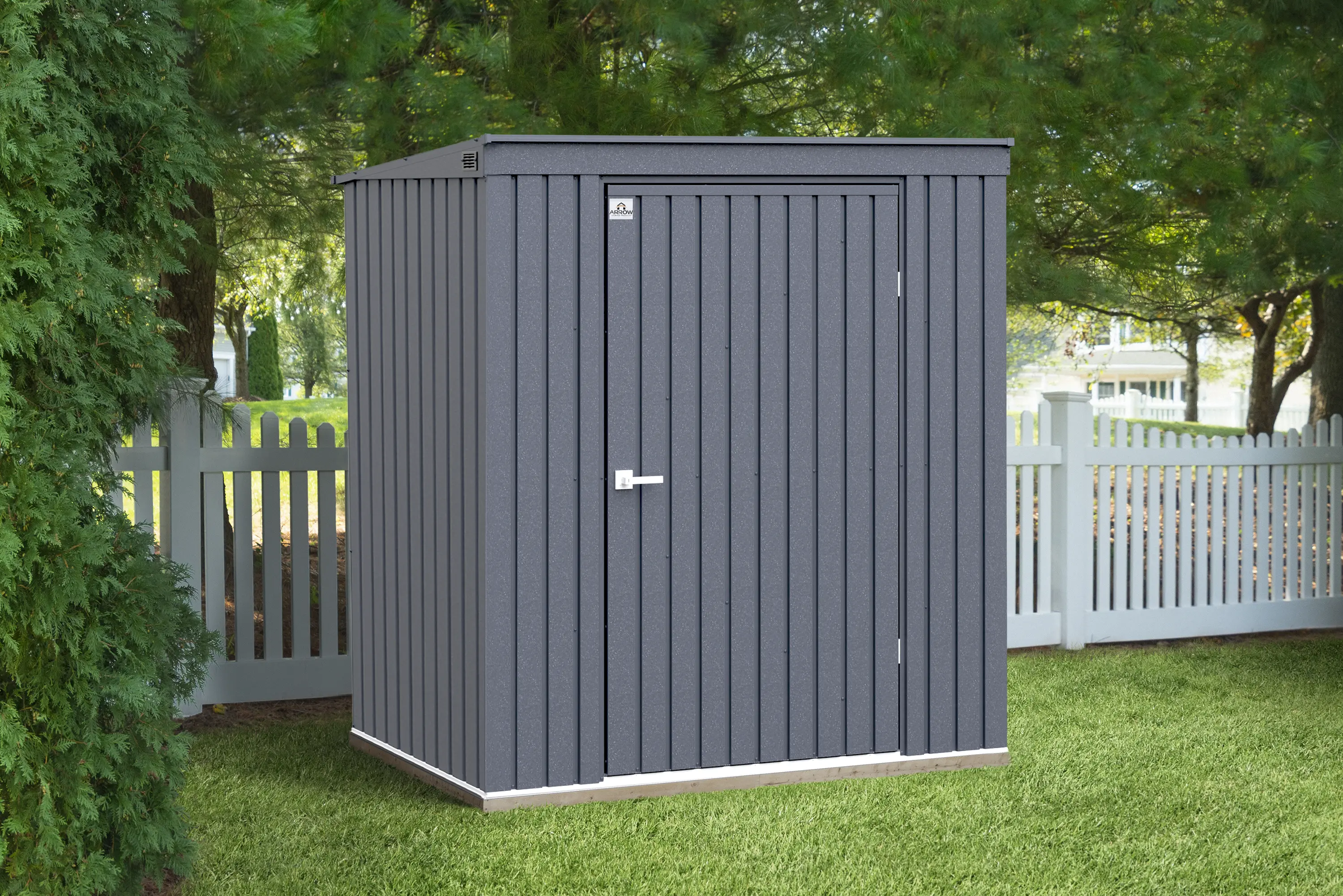 Arrow Elite 6 x 4 Anthracite Storage Shed-2