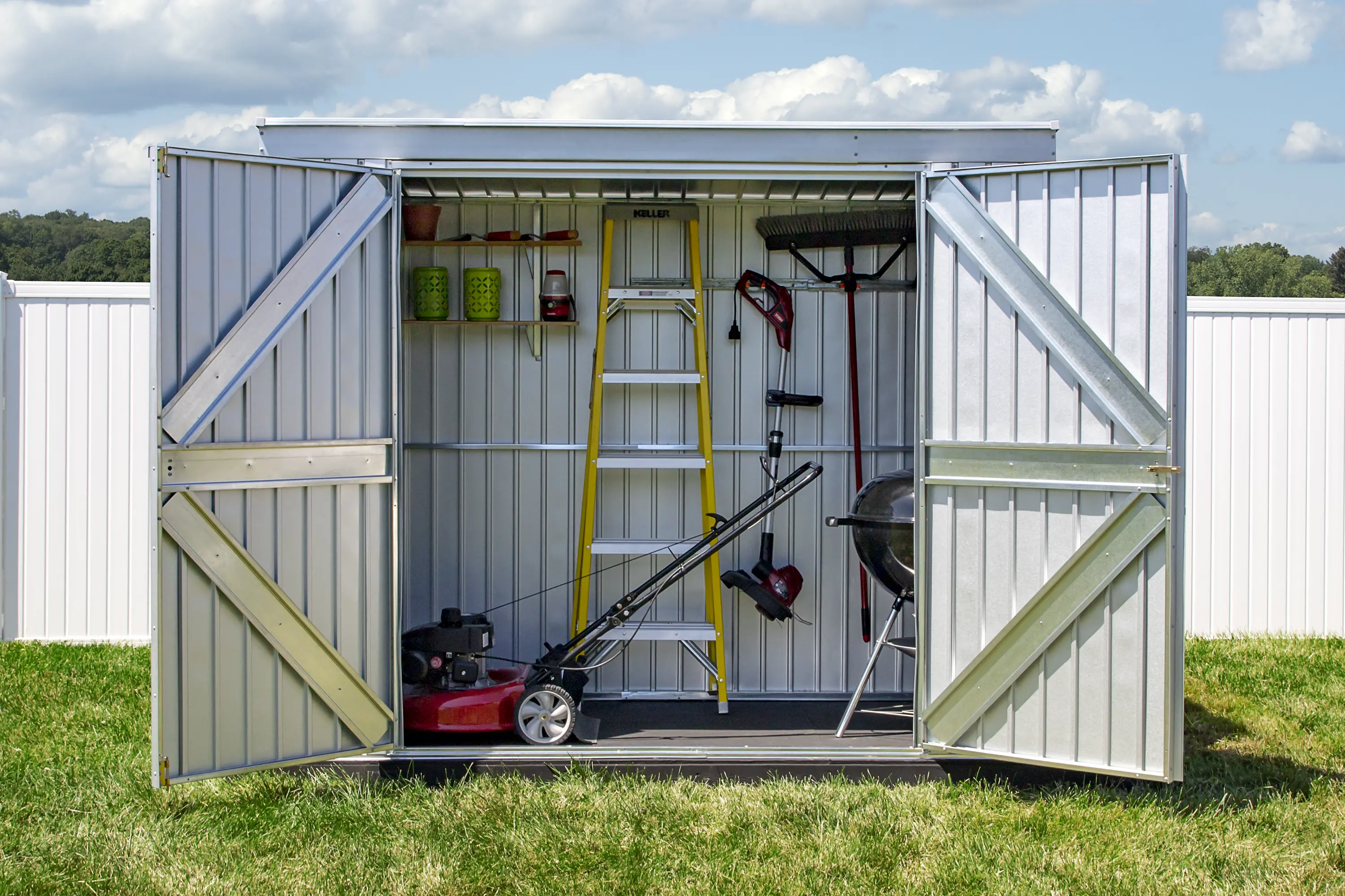 Arrow Elite 6 x 4 Anthracite Storage Shed-6
