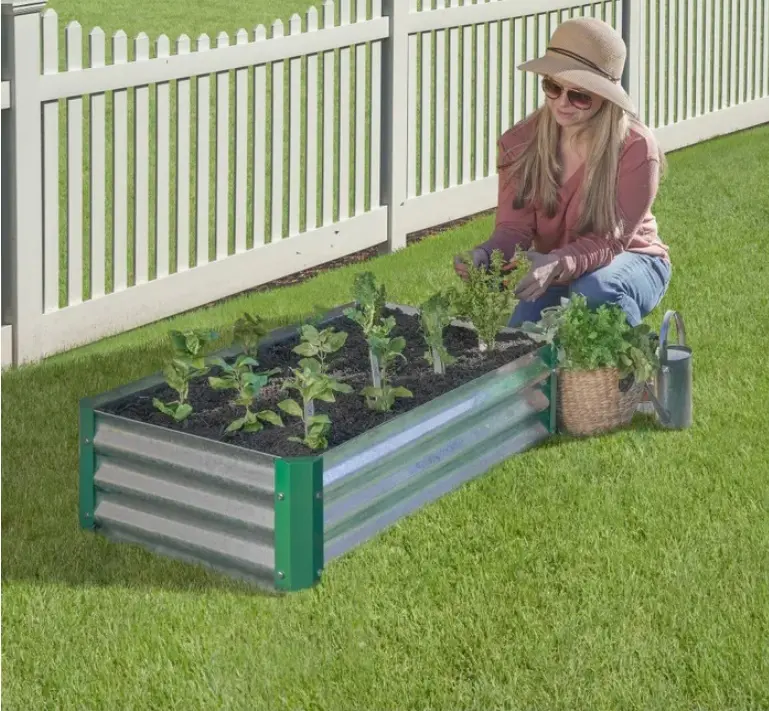 Miracle-Gro 2 x 4 x 1 Green Miracle-Gro® Raised Garden Bed-2