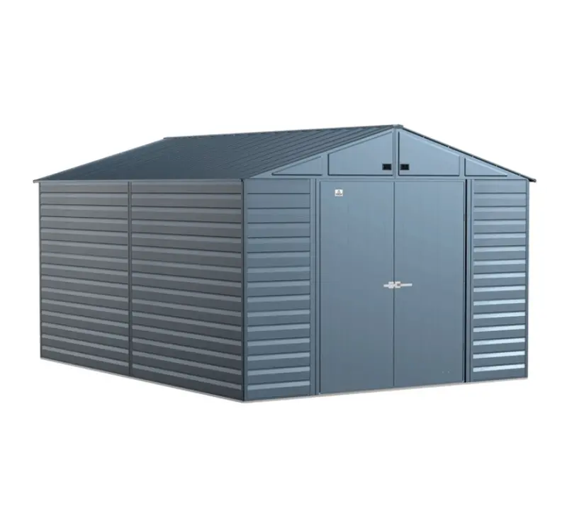 Arrow Select 10 x 14 Blue Gray Storage Shed