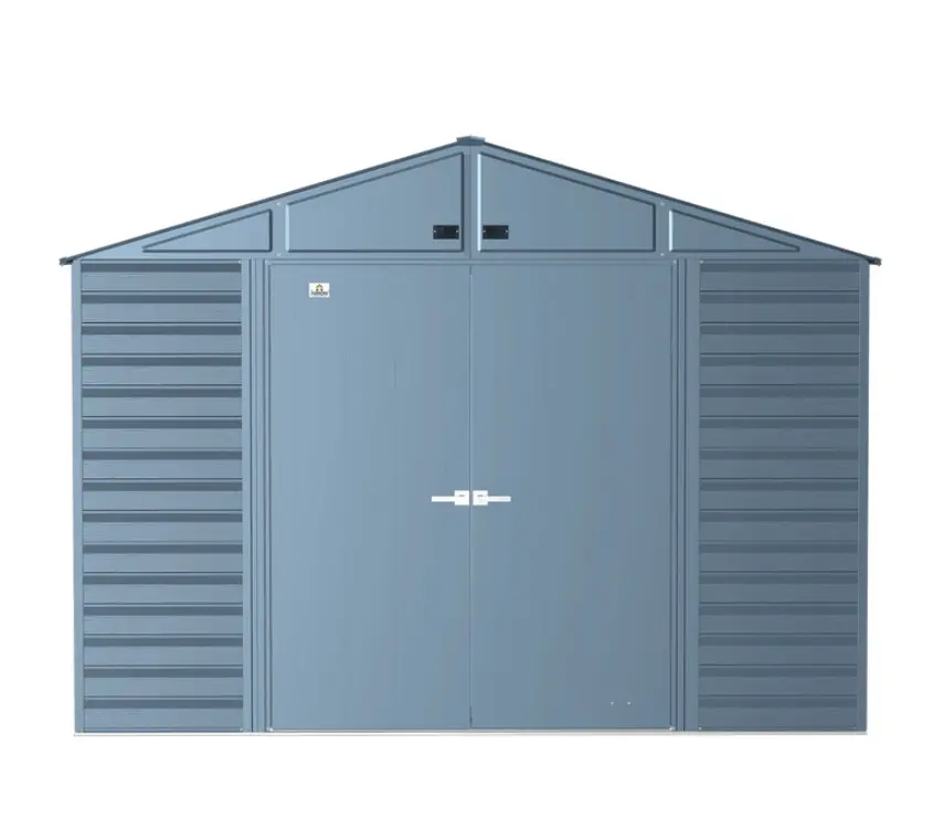Arrow Select 10 x 14 Blue Gray Storage Shed-3