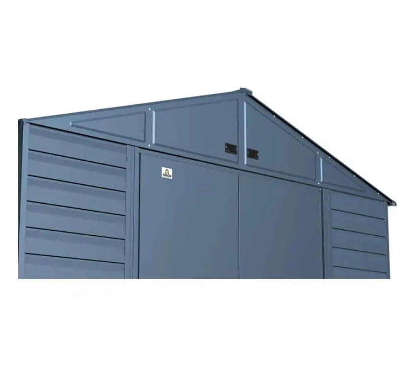 Arrow Select 10 x 14 Blue Gray Storage Shed-5