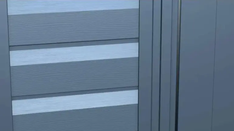 Arrow Select 10 x 14 Blue Gray Storage Shed-7