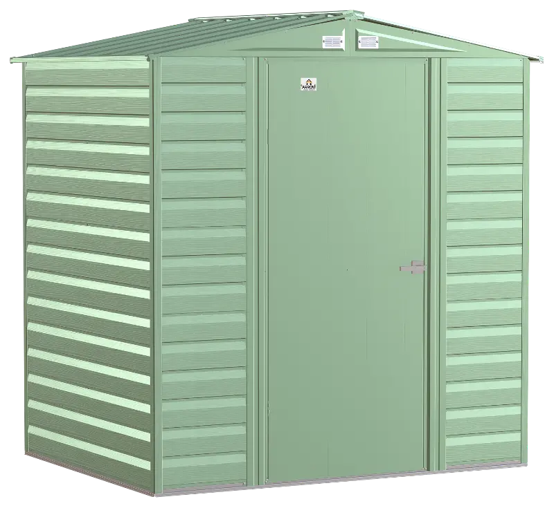 Arrow Select 6 x 5 Sage Green Storage Shed