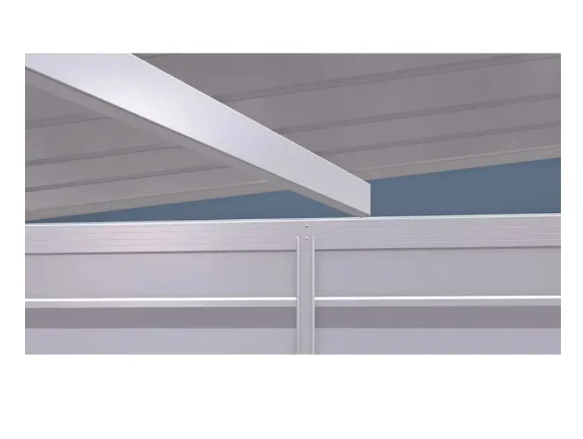Arrow Select 8 x 4 Blue Gray Storage Shed-10
