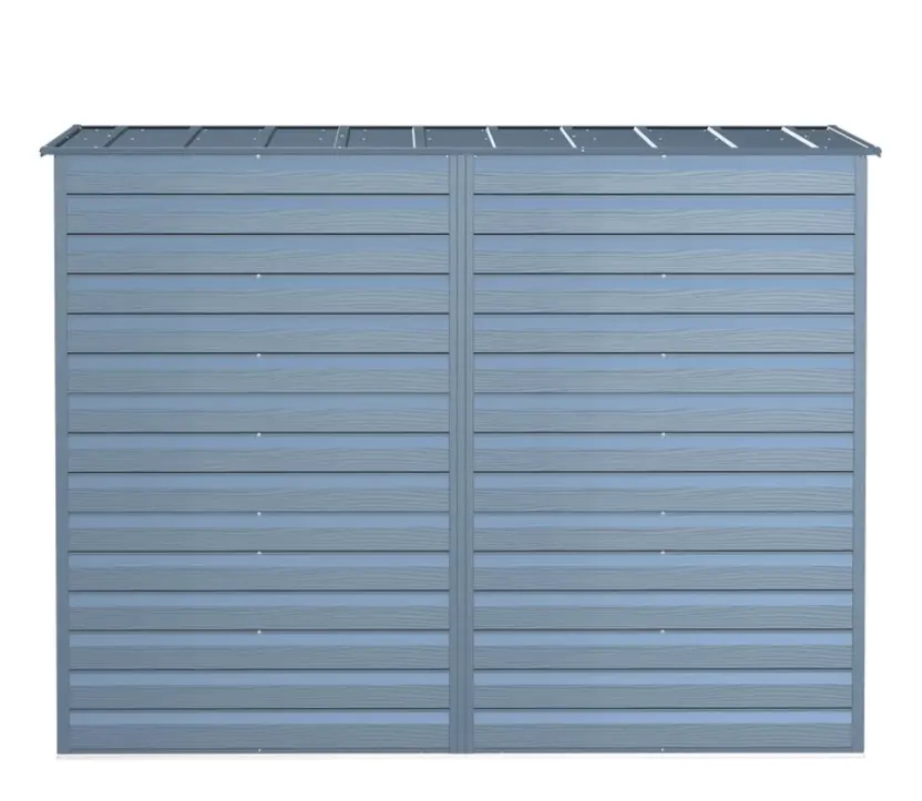 Arrow Select 8 x 4 Blue Gray Storage Shed-6