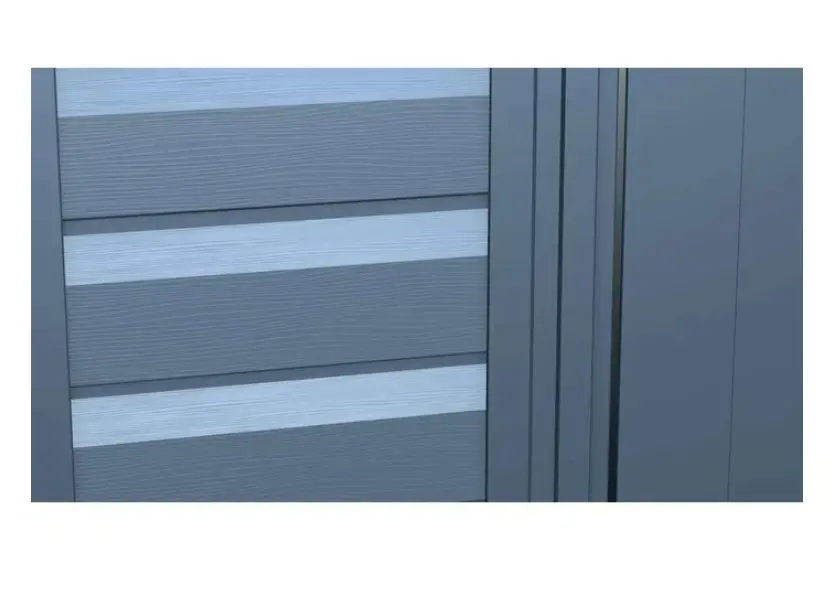 Arrow Select 8 x 4 Blue Gray Storage Shed-9