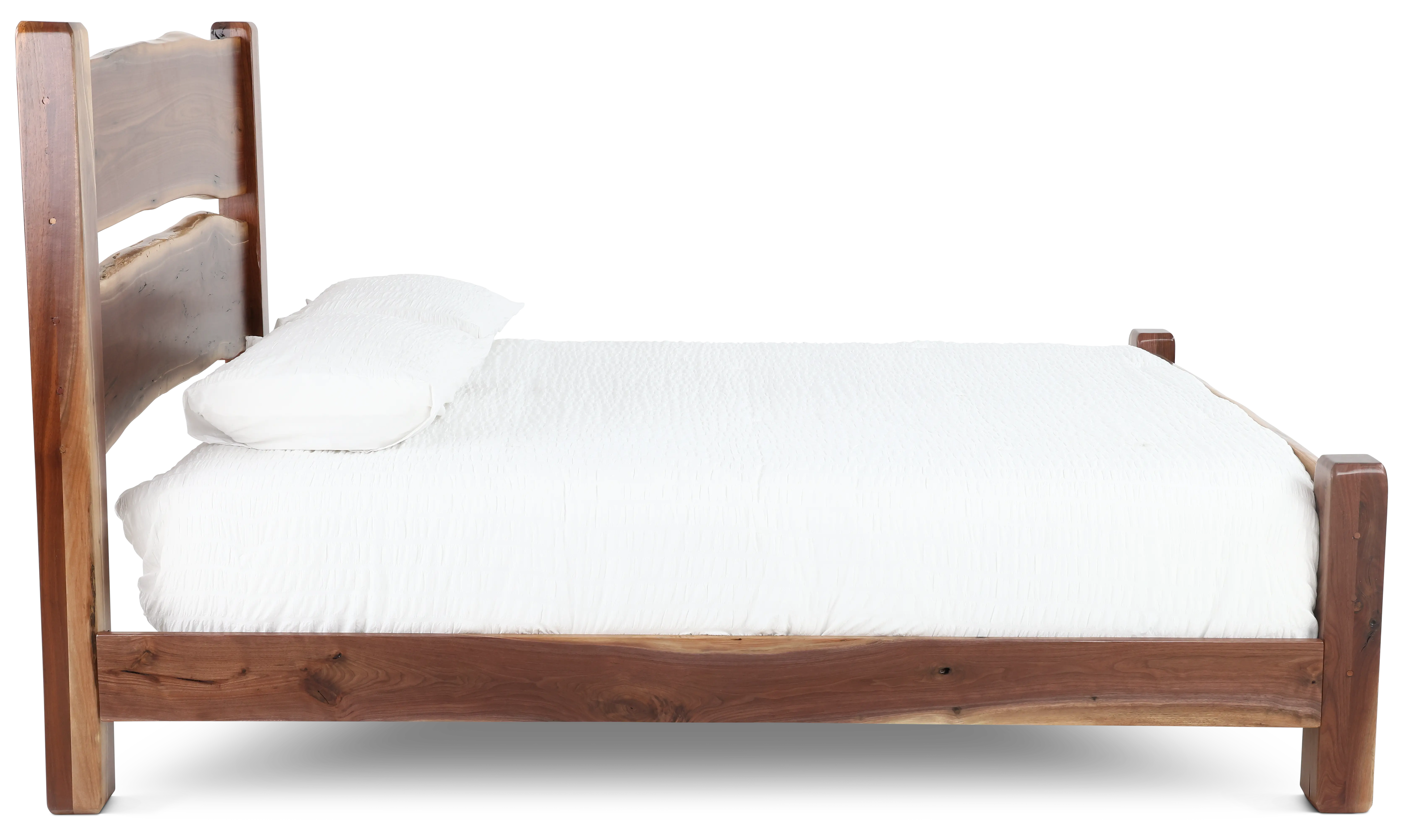 Live Edge Walnut King Bed-5