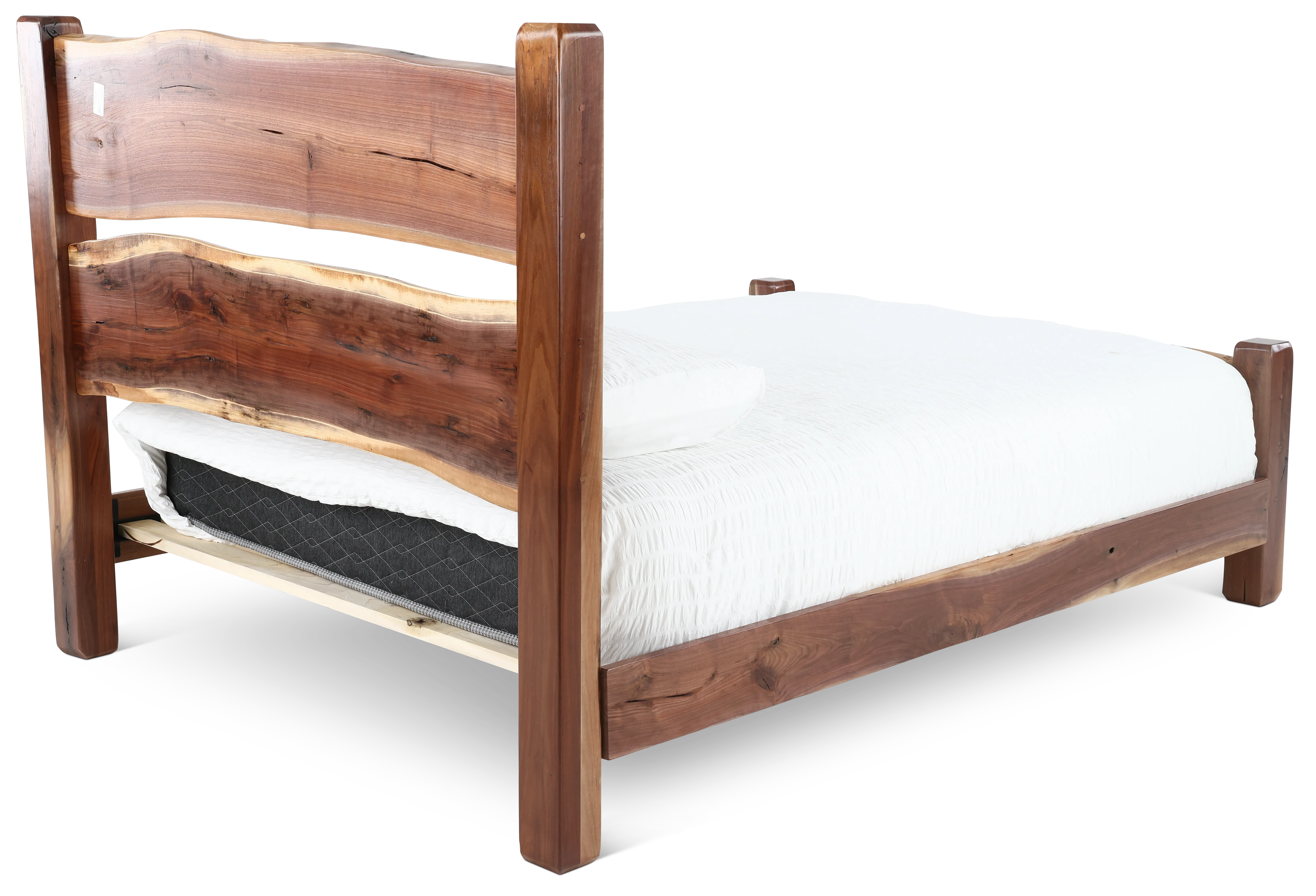Live Edge Walnut King Bed-6