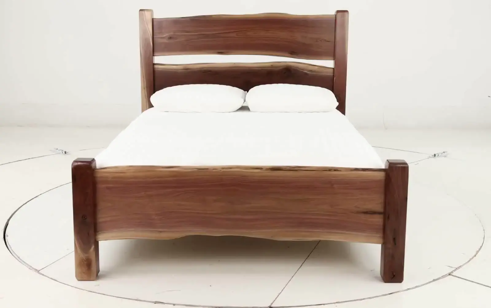 Live Edge Walnut King Bed-9
