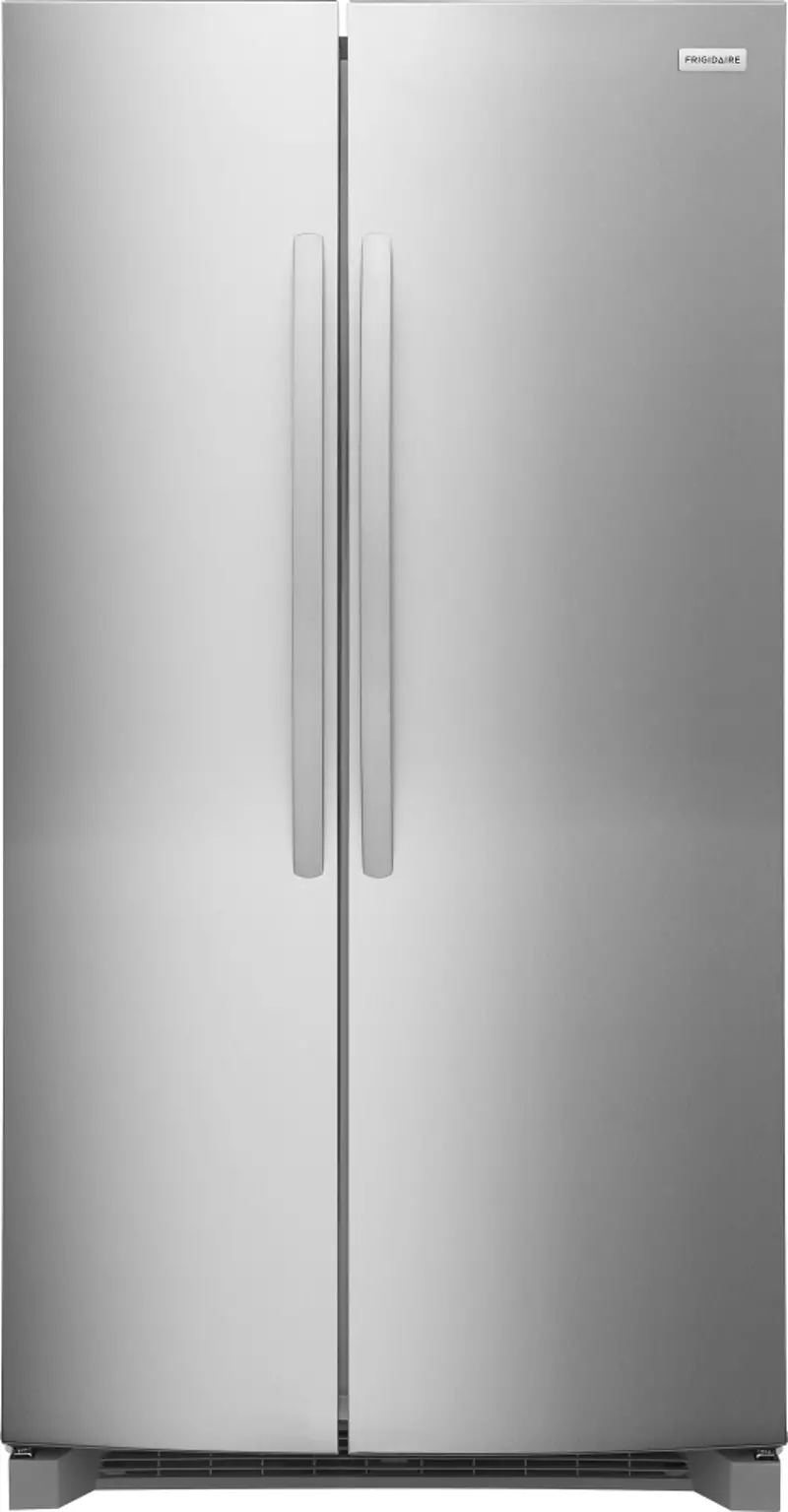 Frigidaire 26 Cu Ft Side-By-Side Refrigerator - Stainless Steel
