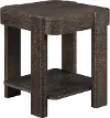 Salina Dark Brown End Table
