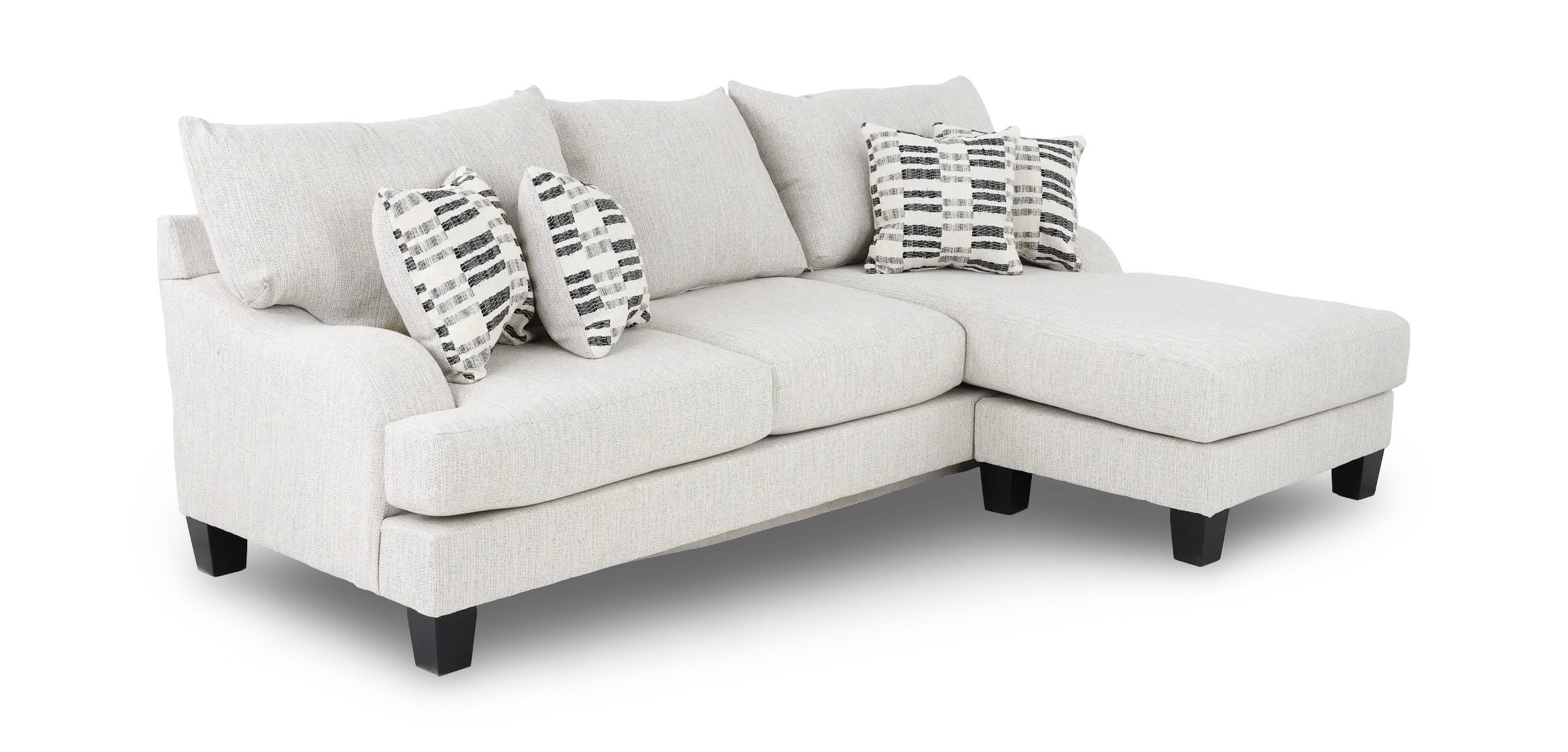 LAGSCH/HANGOUT MARBLE Laguna Marble White Sofa-Chaise-1