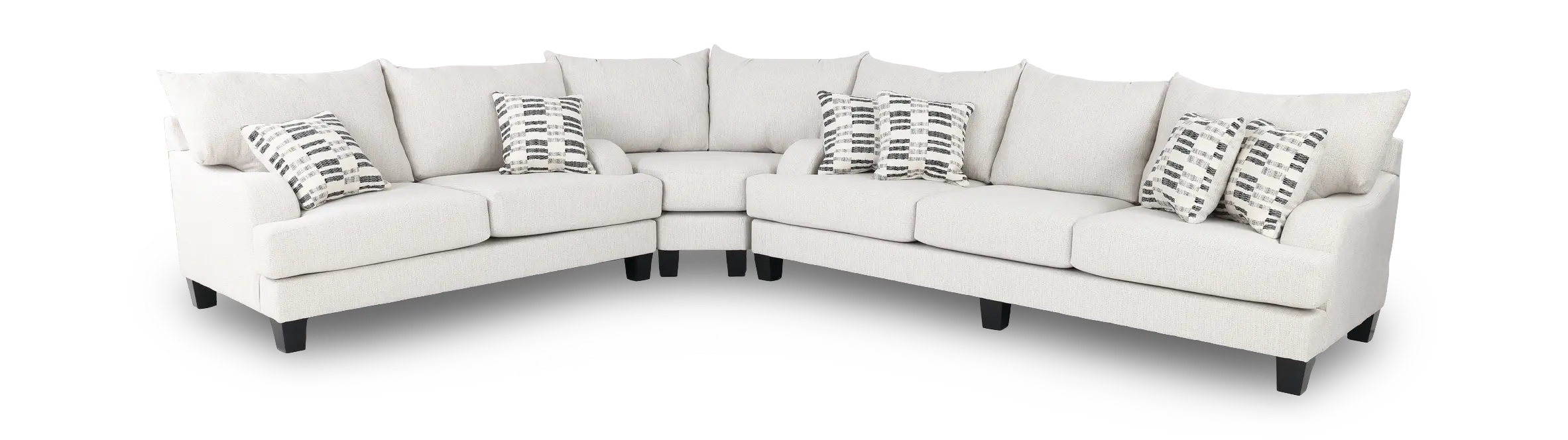 3PC/LAGUNA/MARBLE/OPT.2 Laguna Marble White 3 Piece Sectional-1