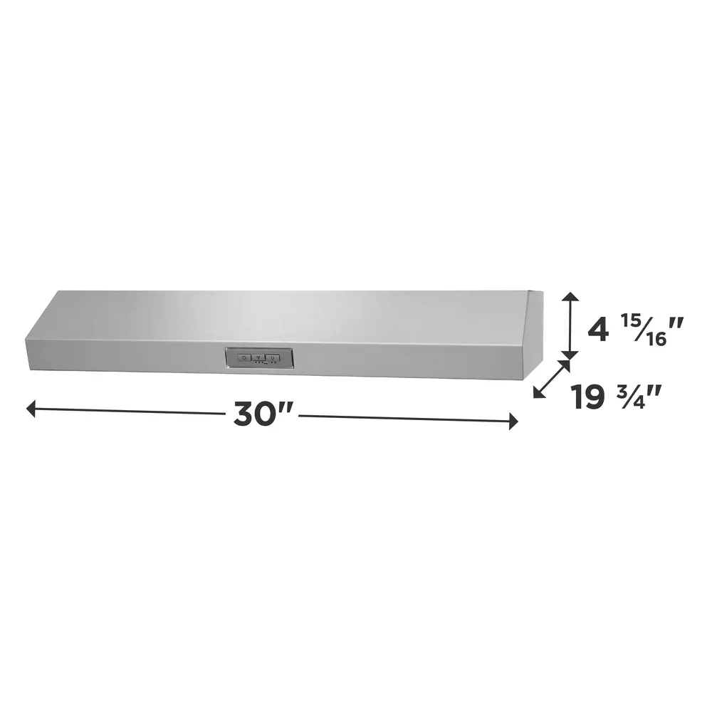 FCVW3052AS Frigidaire 30 Undercabinet Vent Hood - Stainless Steel-3