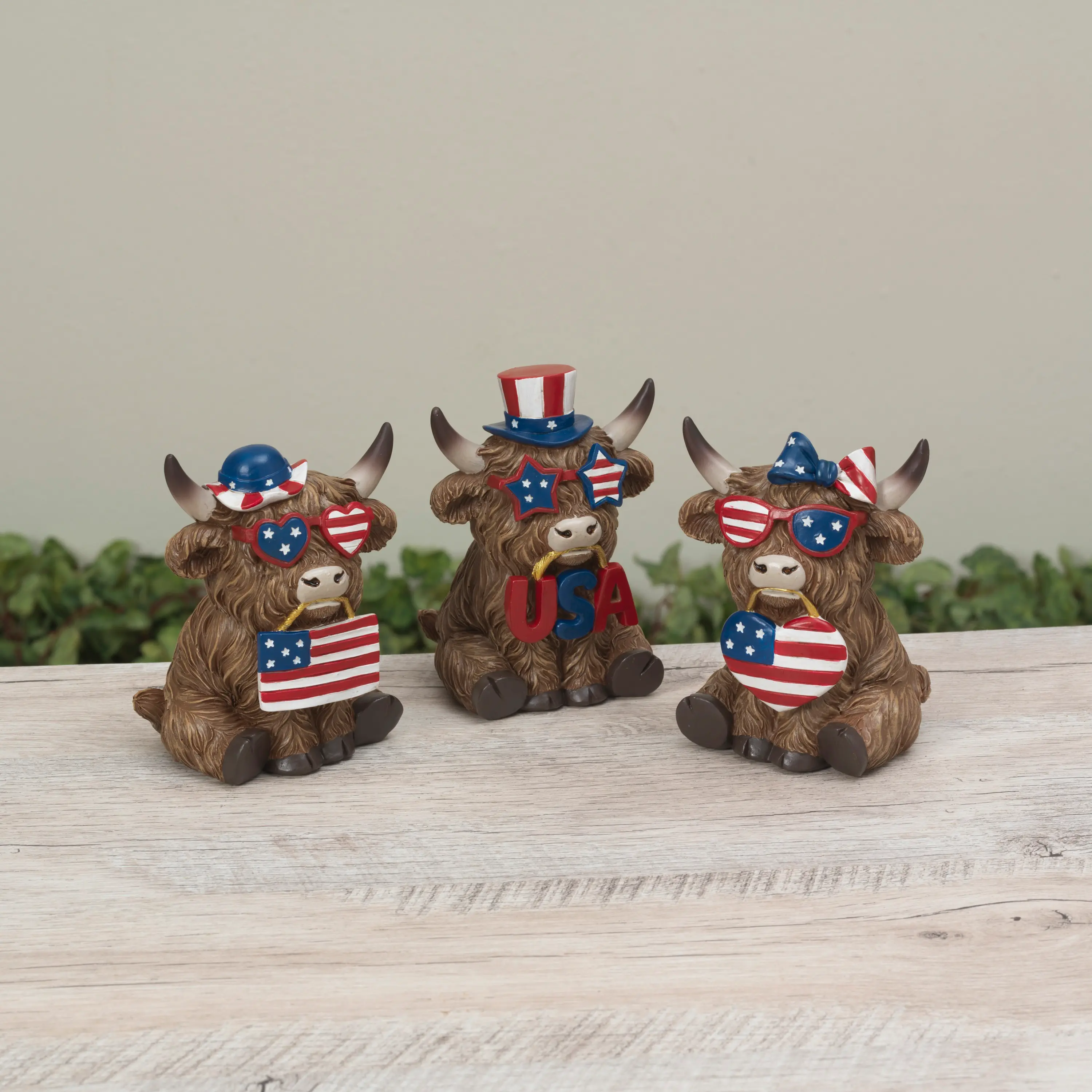 Assorted Americana Cow with Glasses-1