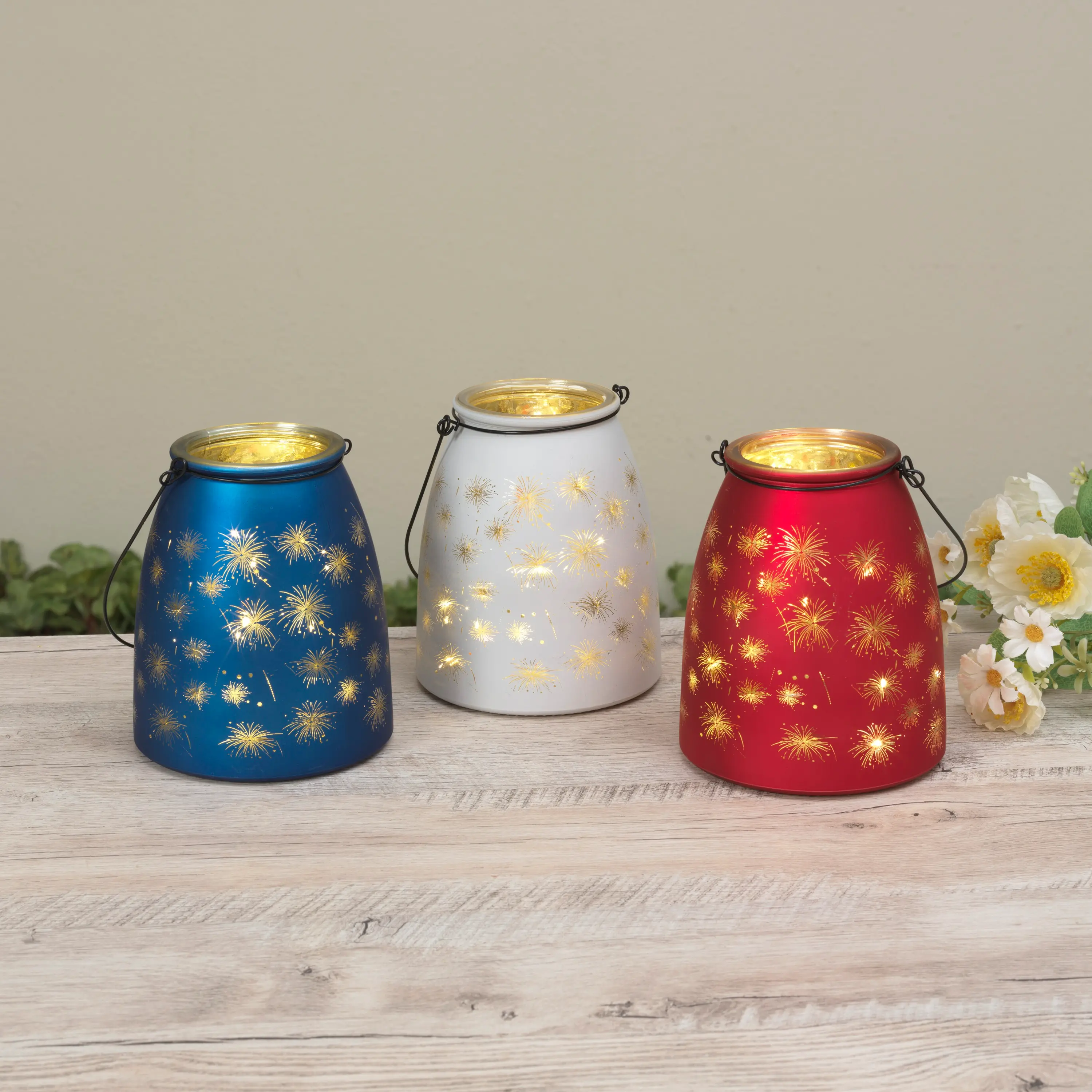 Assorted Americana Firework Jar-1