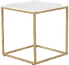Santana Marble and Gold End Table