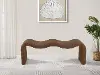 Willow Saddle Corduroy Upholstered Bench