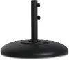 Cozumel Black Steel Patio Umbrella Base