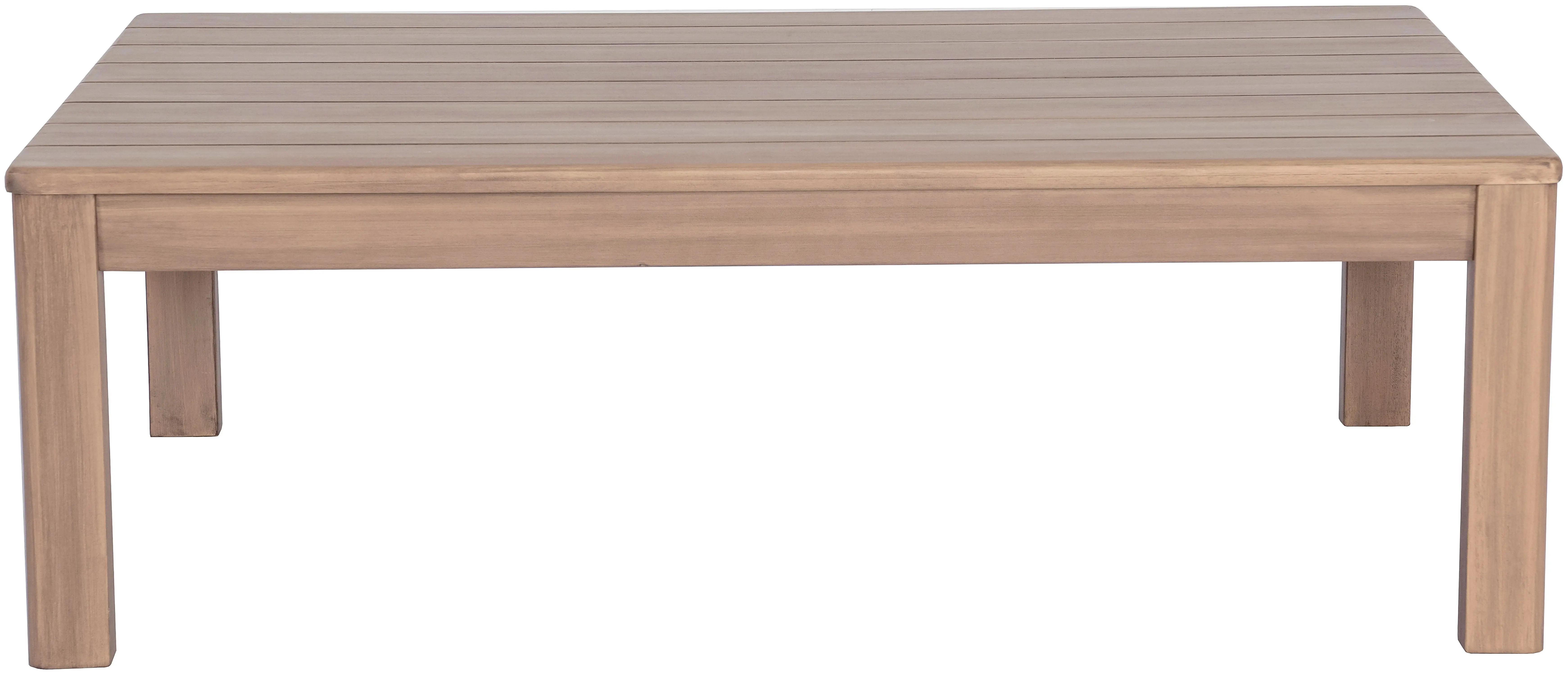 Newport Natural Acacia Wood Patio Coffee Table-1