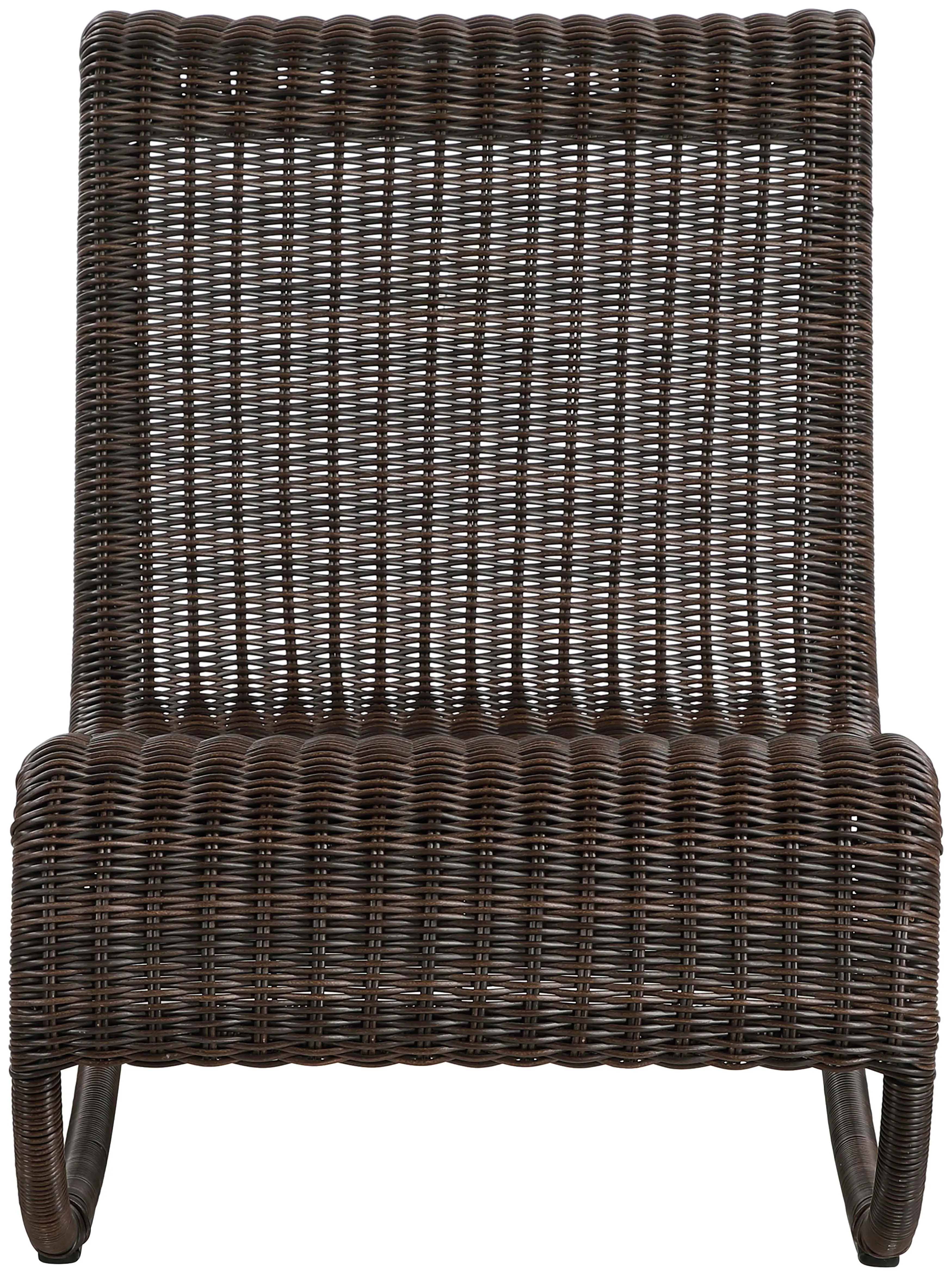 Antigua Brown Wicker Patio Rocking Chair-3