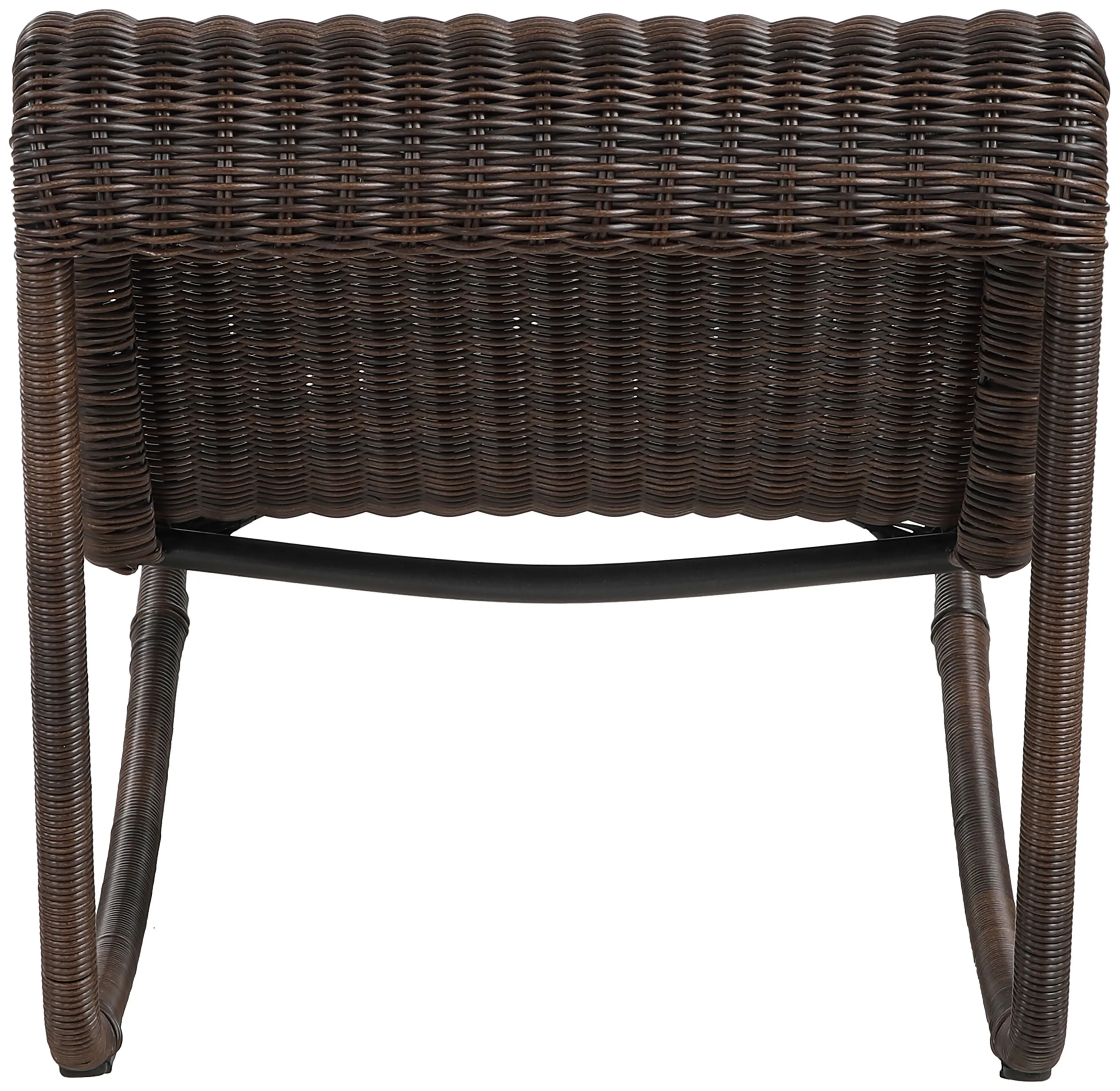 Antigua Brown Wicker Patio Rocking Chair-5
