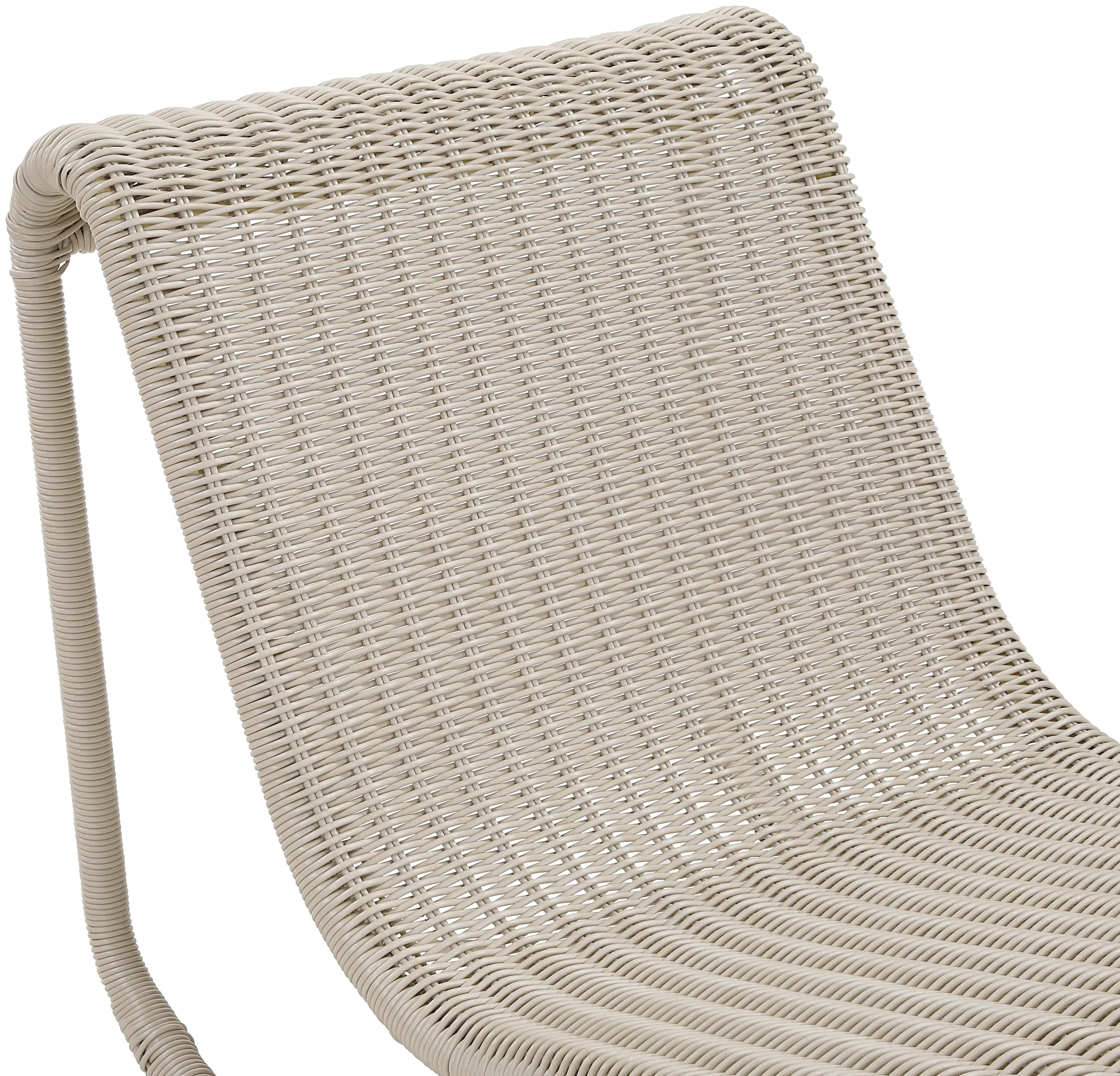 Antigua Cream Wicker Patio Rocking Chair-7