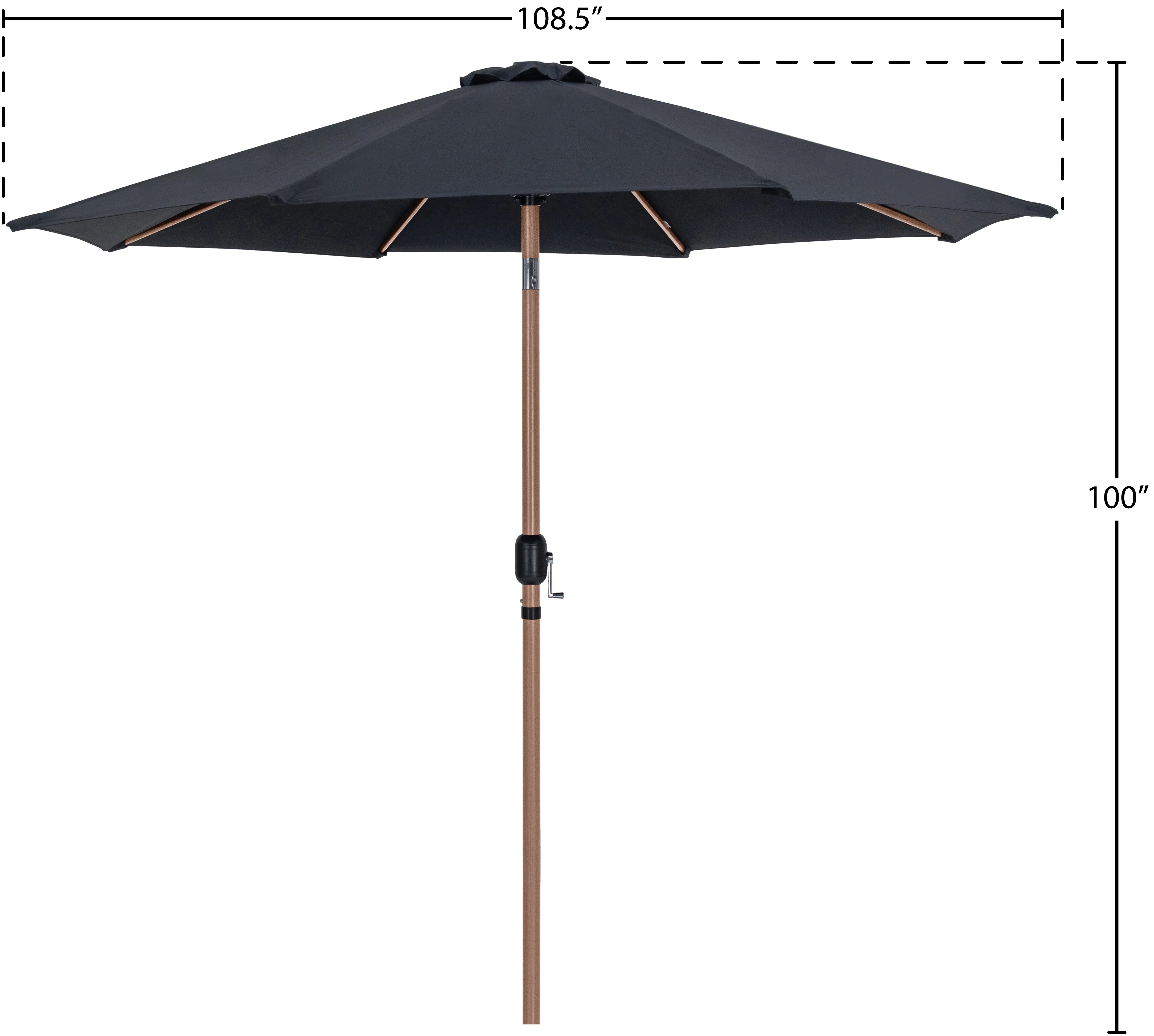Fiji Black Patio Umbrella-11
