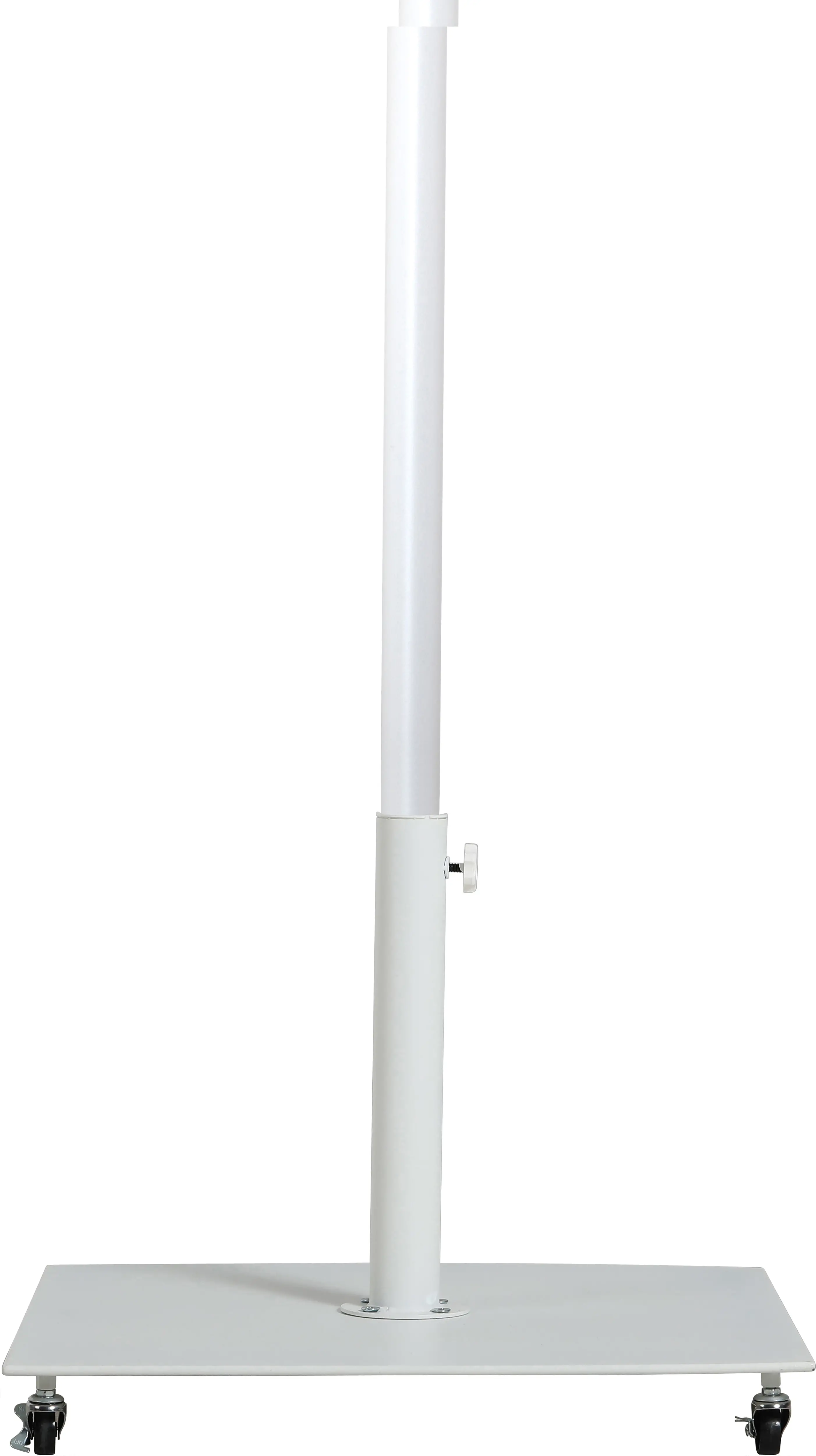 Fiji Beige Patio Umbrella with White Aluminum Base Set-10