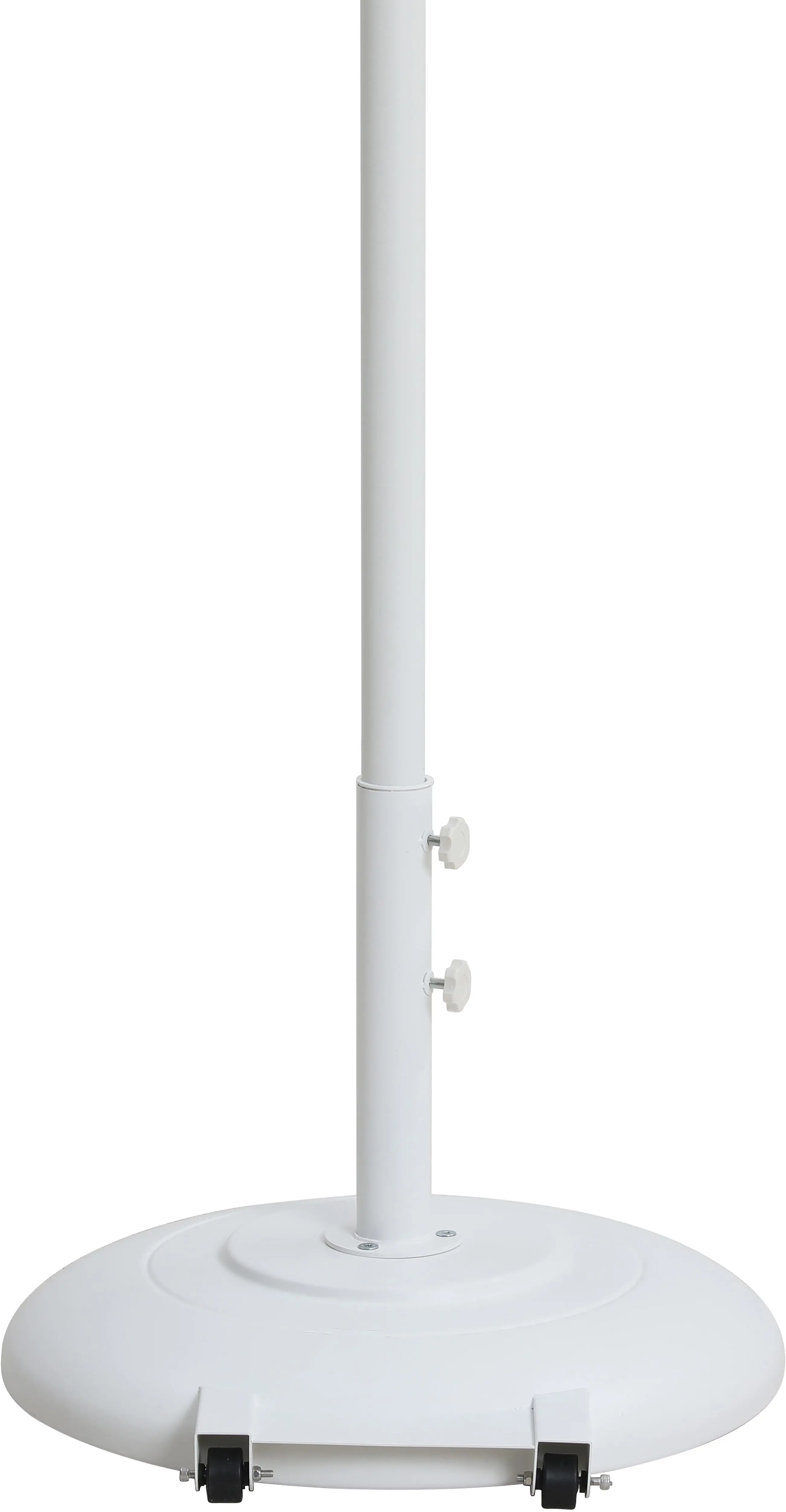 55015BLACK-BW Fiji Black Patio Umbrella with White Aluminum Base Set-11