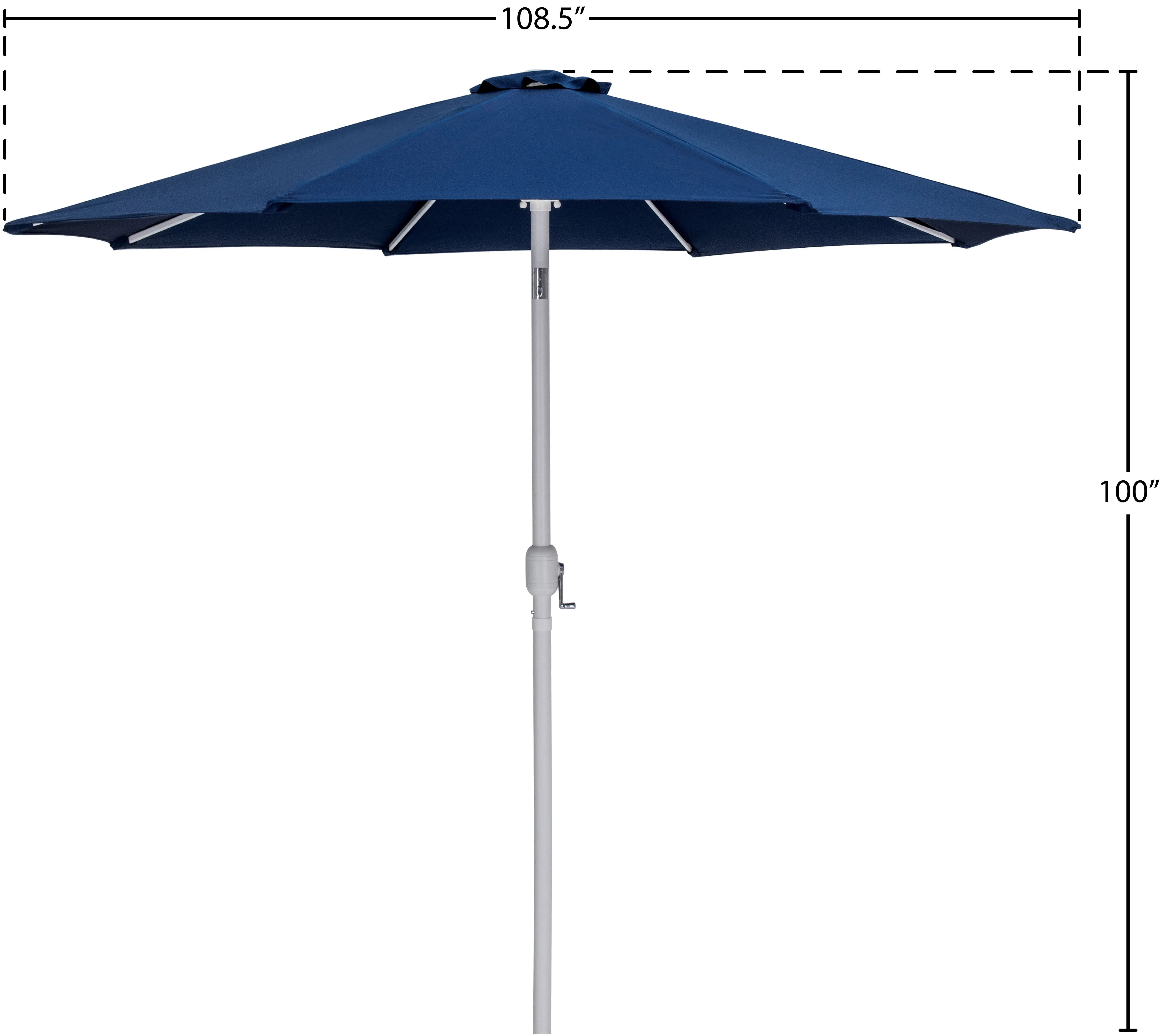 Fiji Navy Patio Umbrella-11