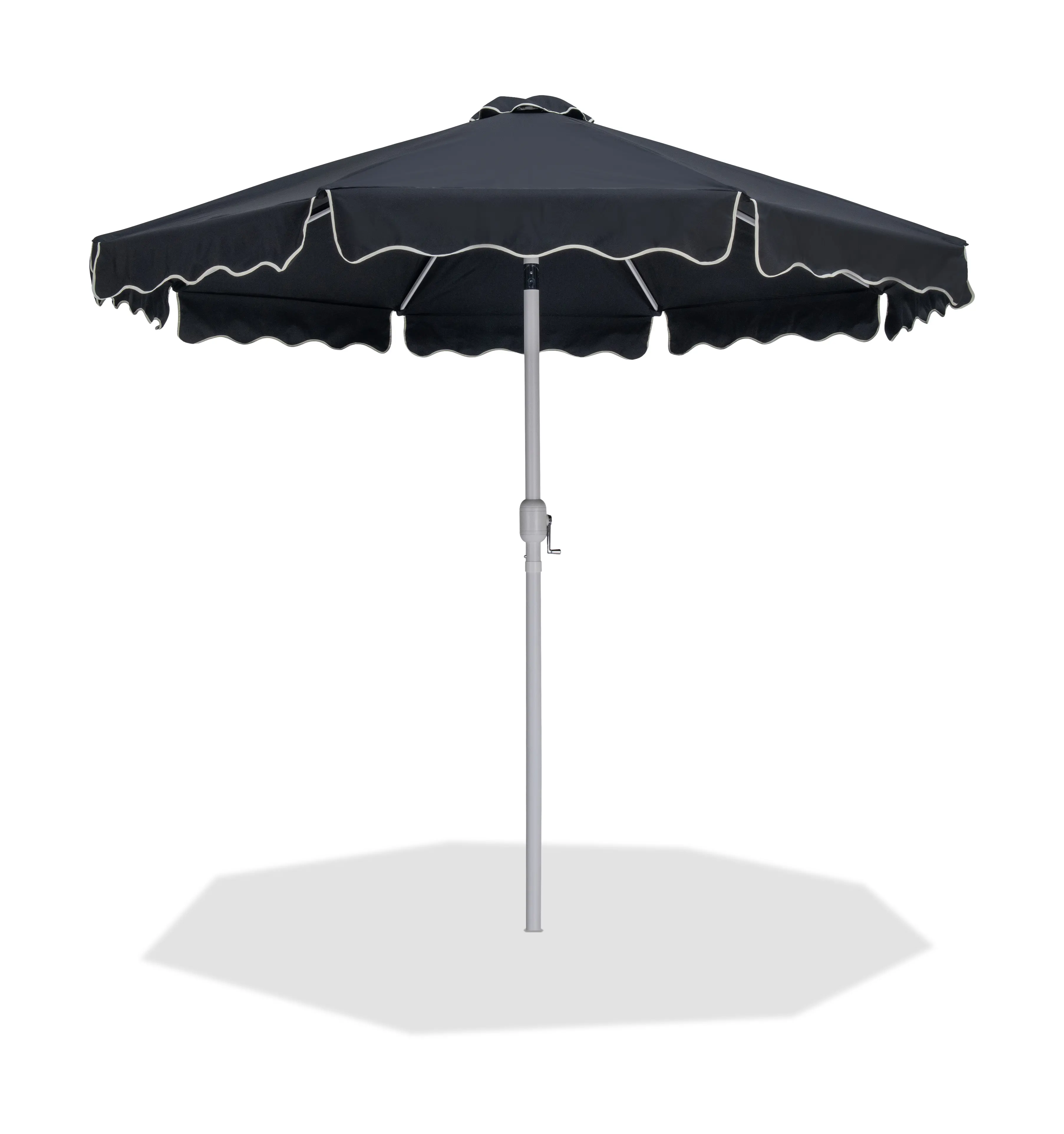 Amalfi Black Patio Umbrella-1