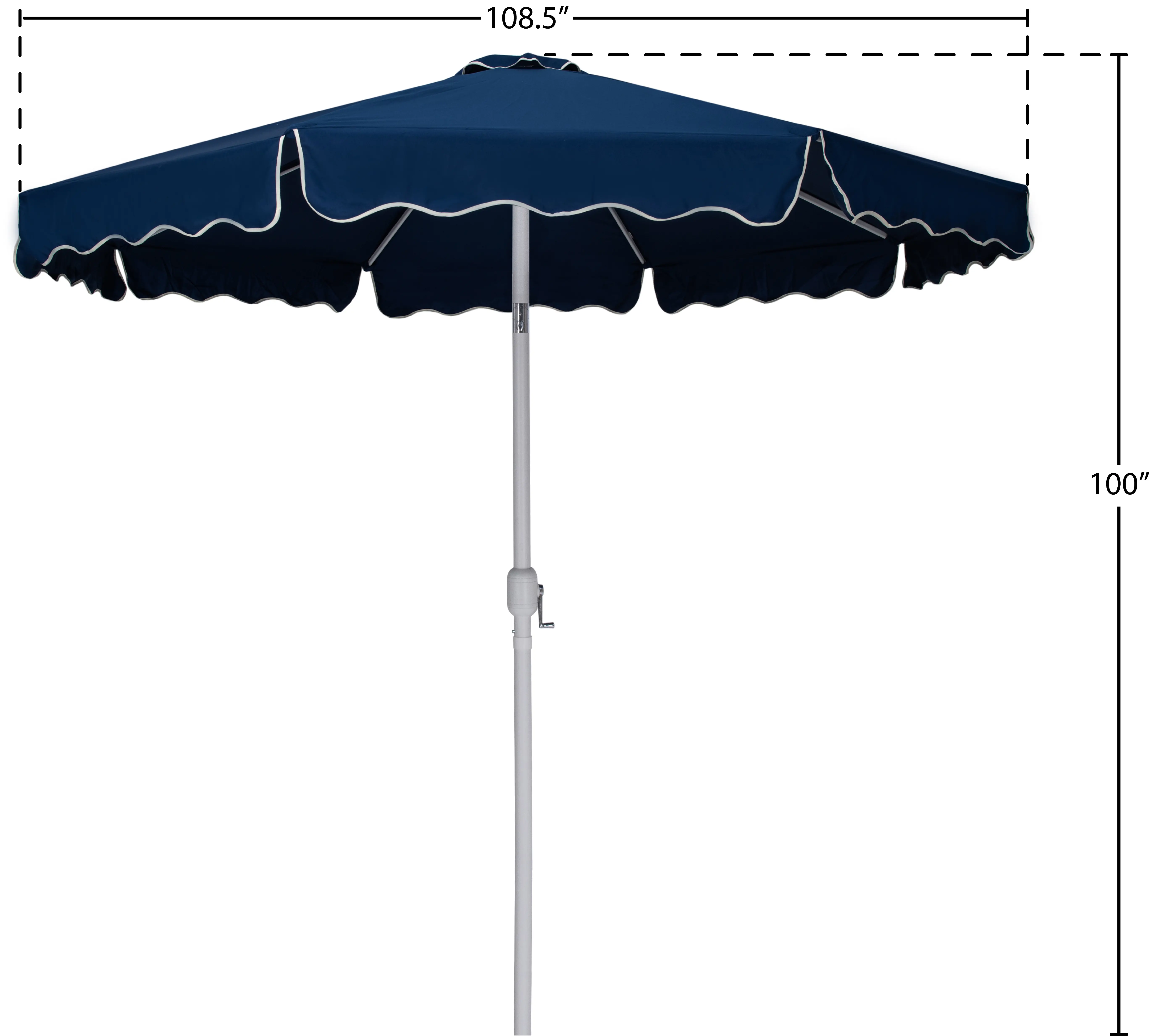 Amalfi Navy Patio Umbrella-11