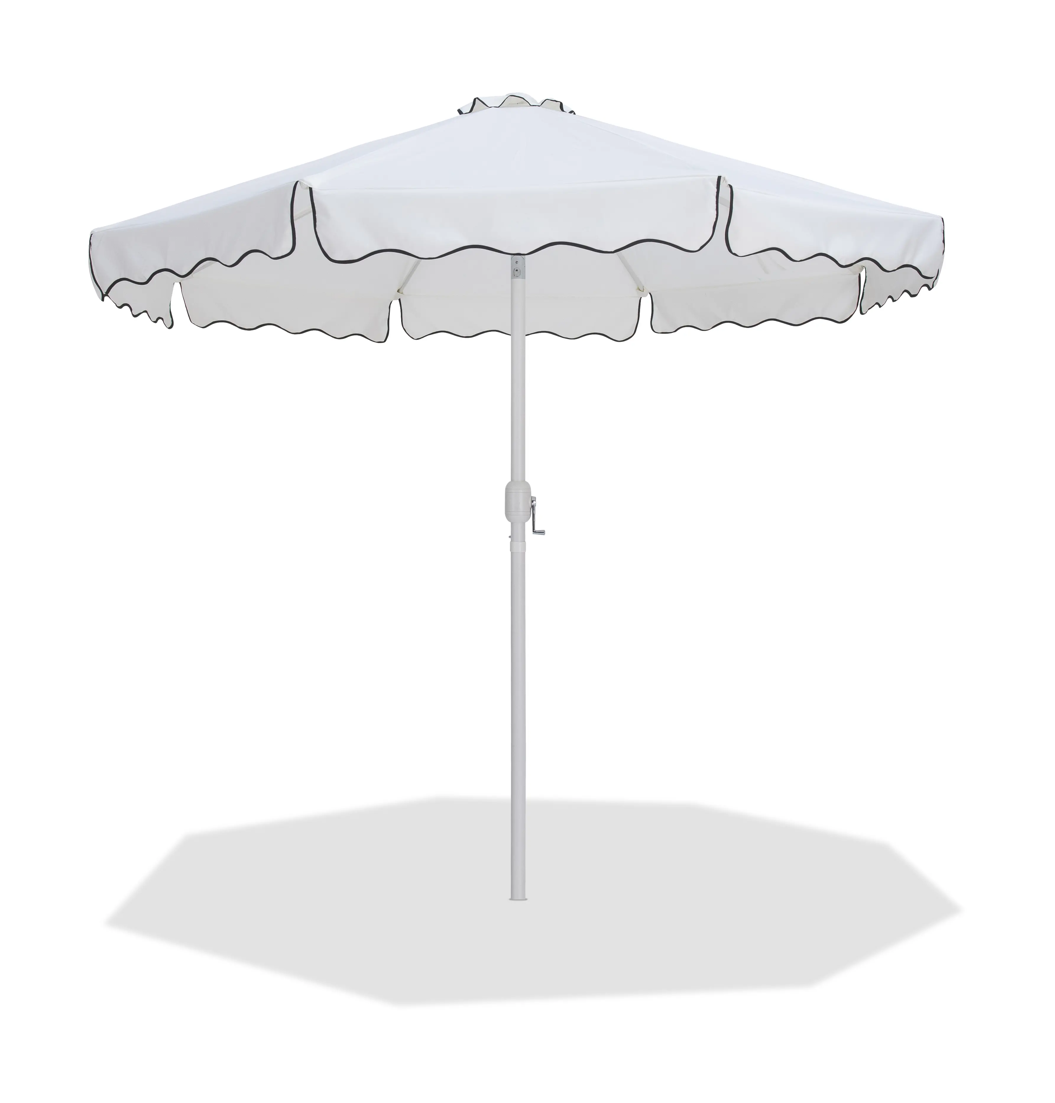 Amalfi White Patio Umbrella-1